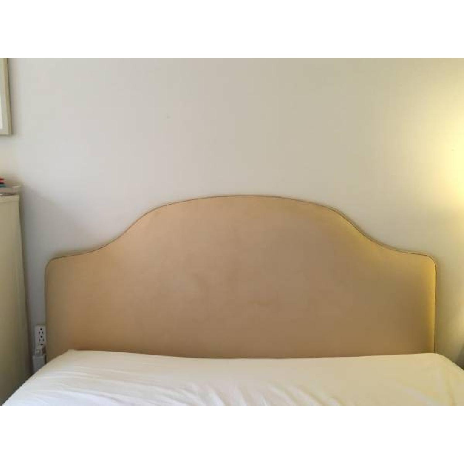Ballard Designs Full Size Fabric Headboard - image-1