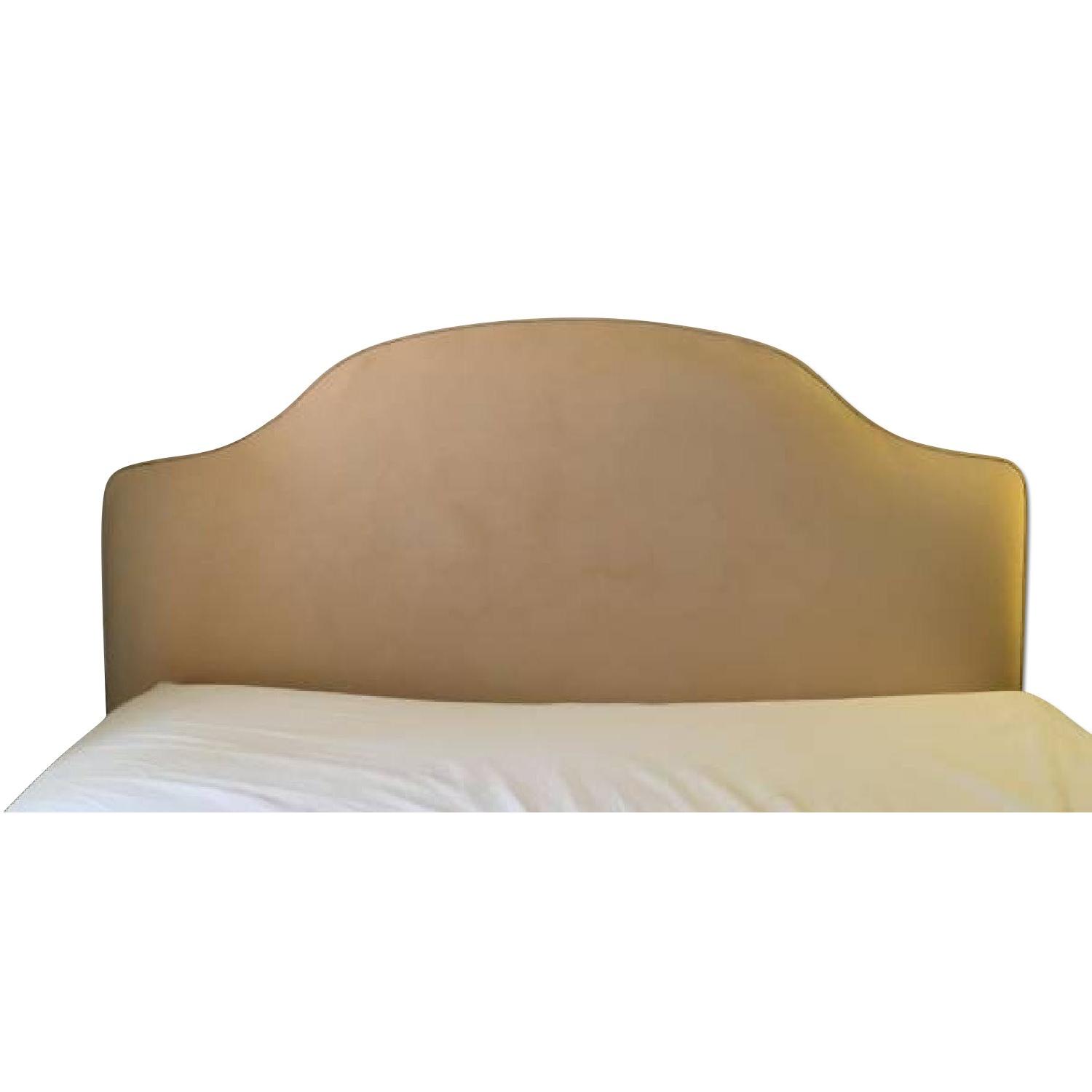 Ballard Designs Full Size Fabric Headboard AptDeco