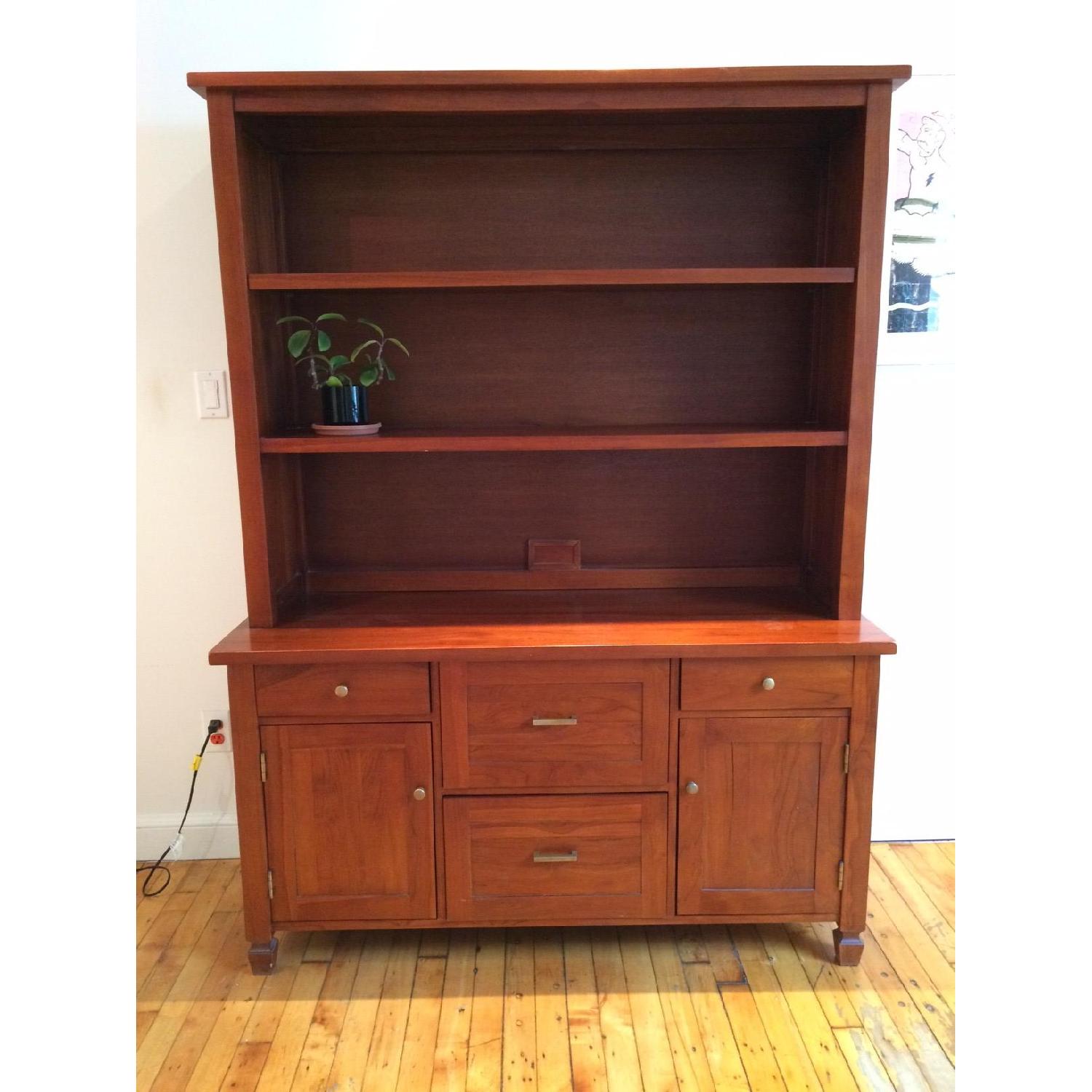 Crate & Barrel Armoire/Bookshelf - image-1