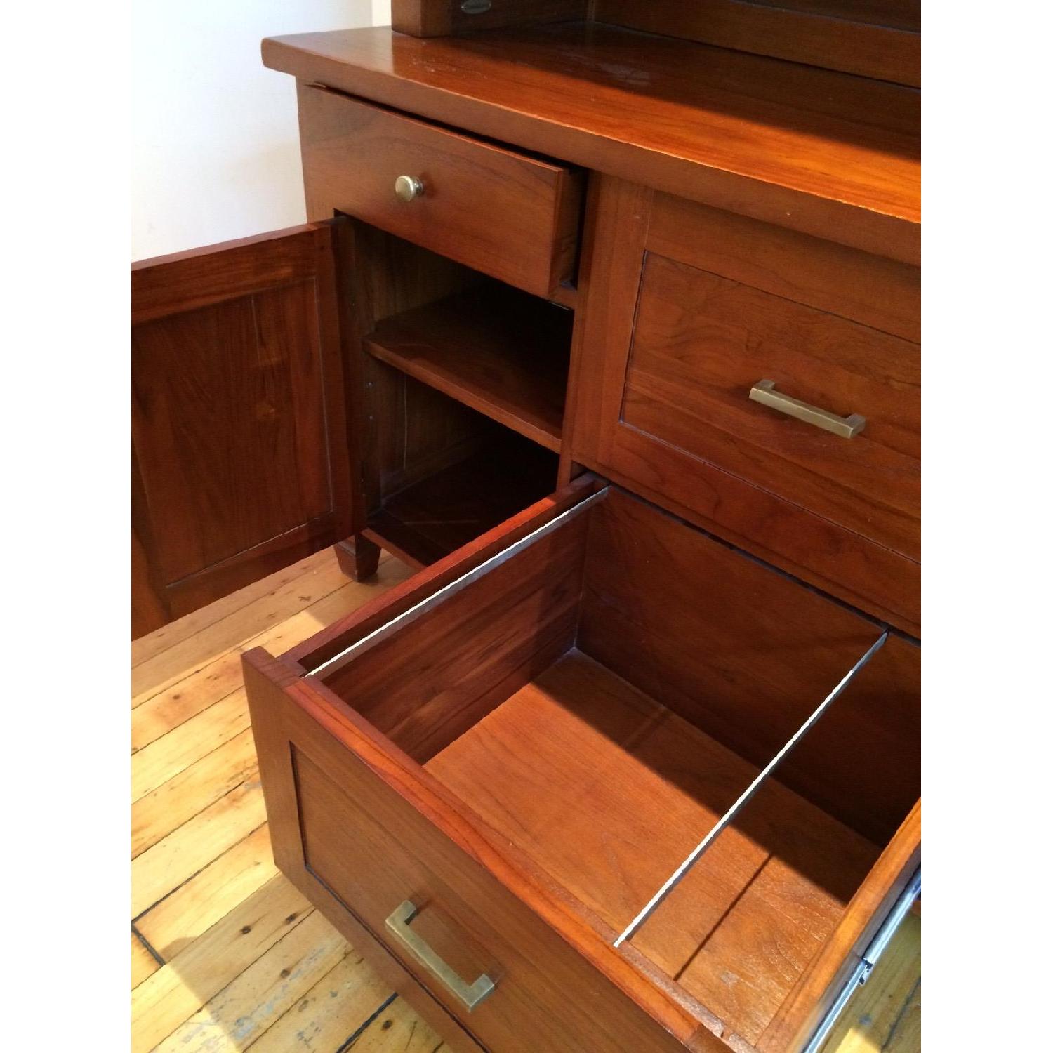 Crate & Barrel Armoire/Bookshelf - image-4