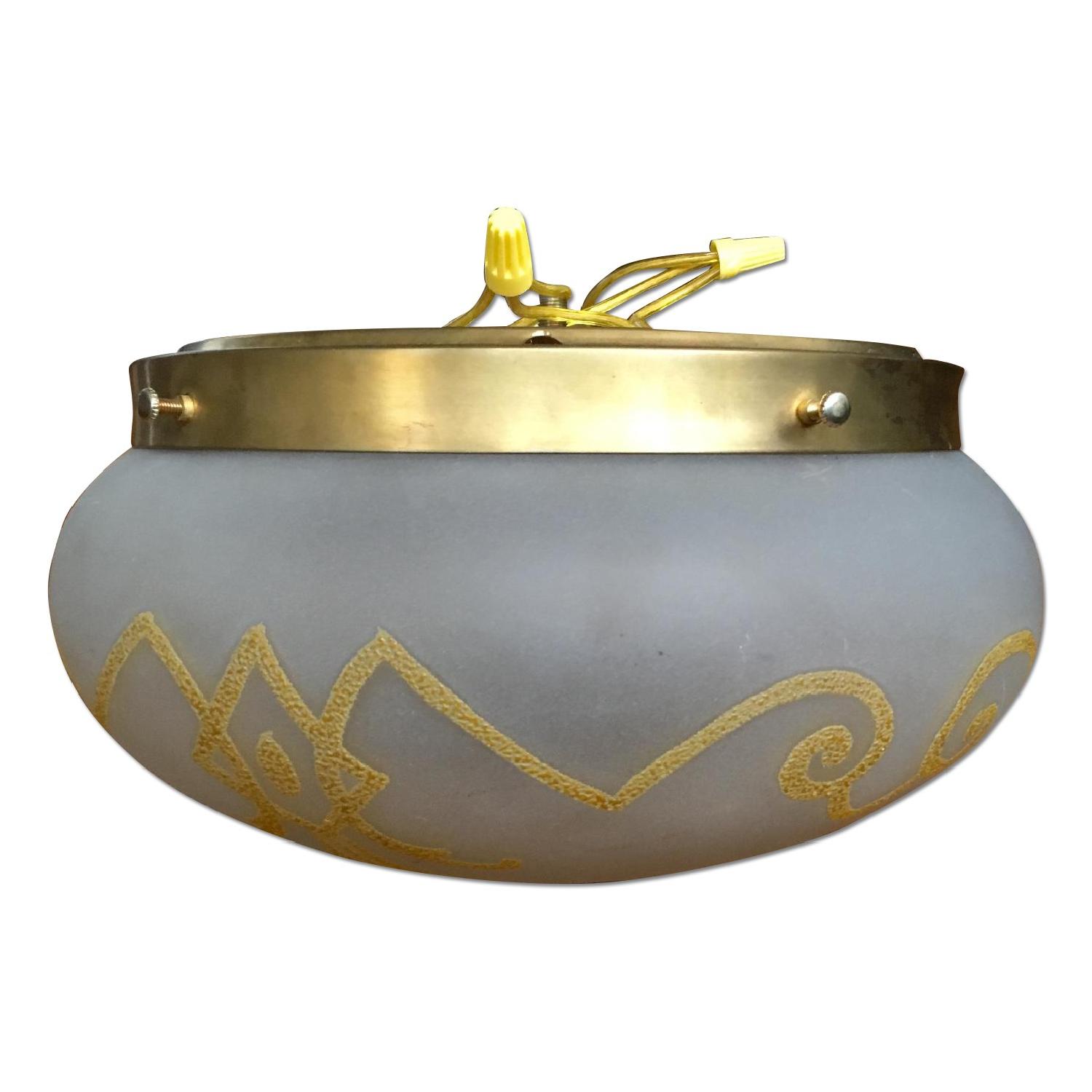 Antique Flushmount Light Fixture - image-0