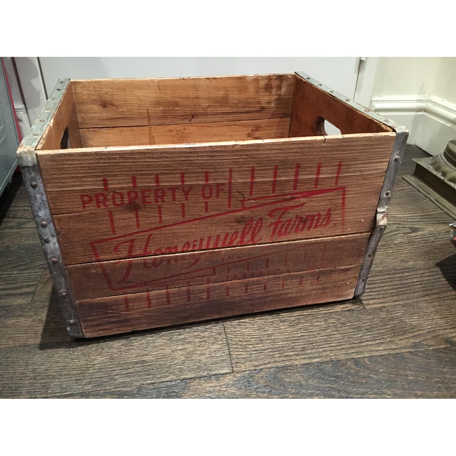 Vintage Collectible Wood Milk Crates - Set of 5 - image-12