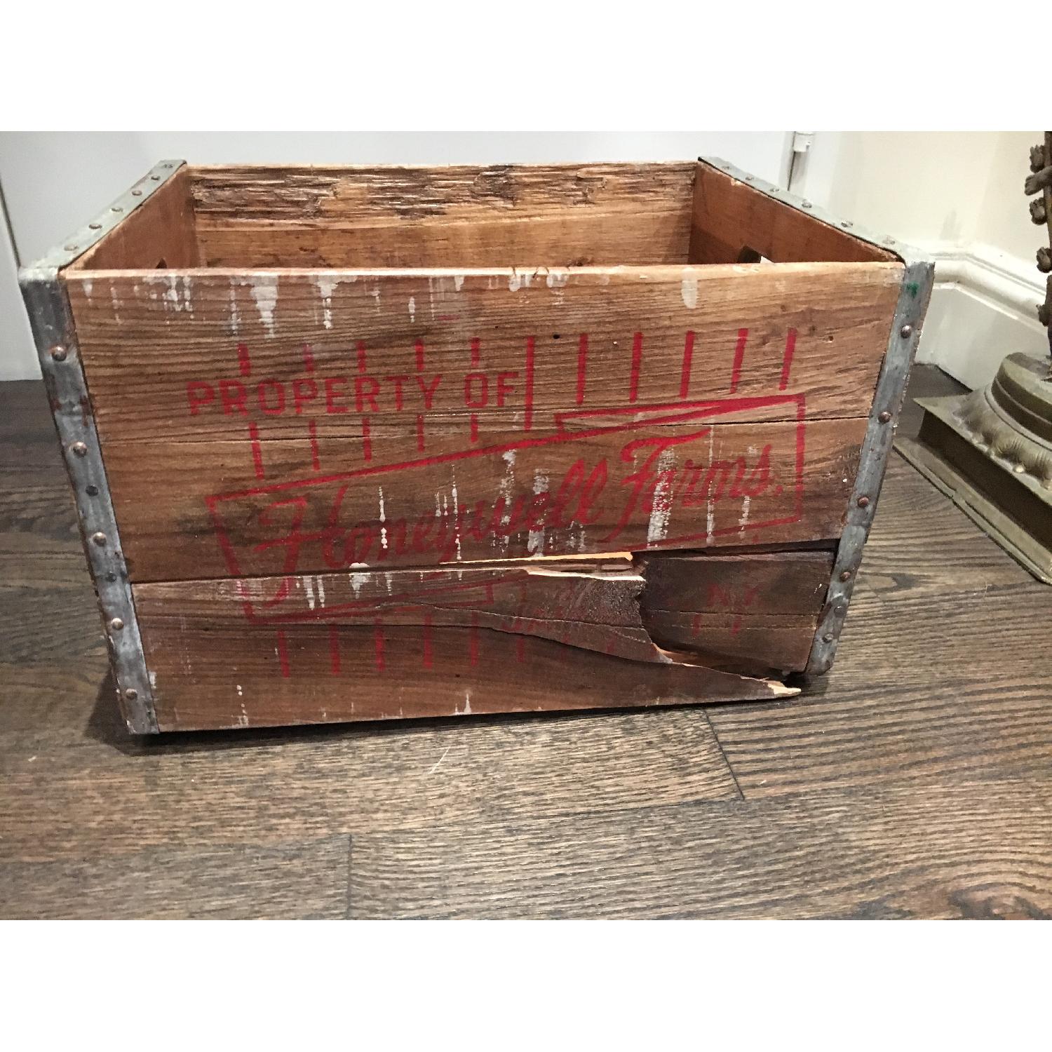 Vintage Collectible Wood Milk Crates - Set of 5 - image-13