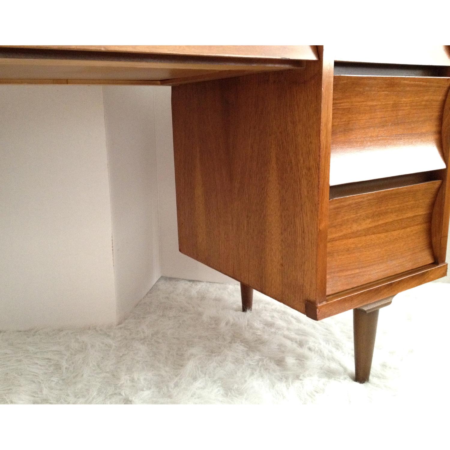 Mid Century Modern Johnson Carper 7 Drawer Desk - image-4