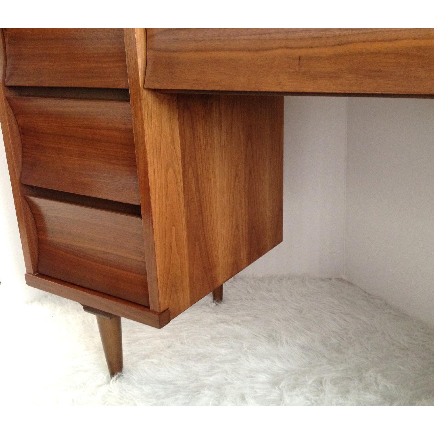 Mid Century Modern Johnson Carper 7 Drawer Desk - image-5