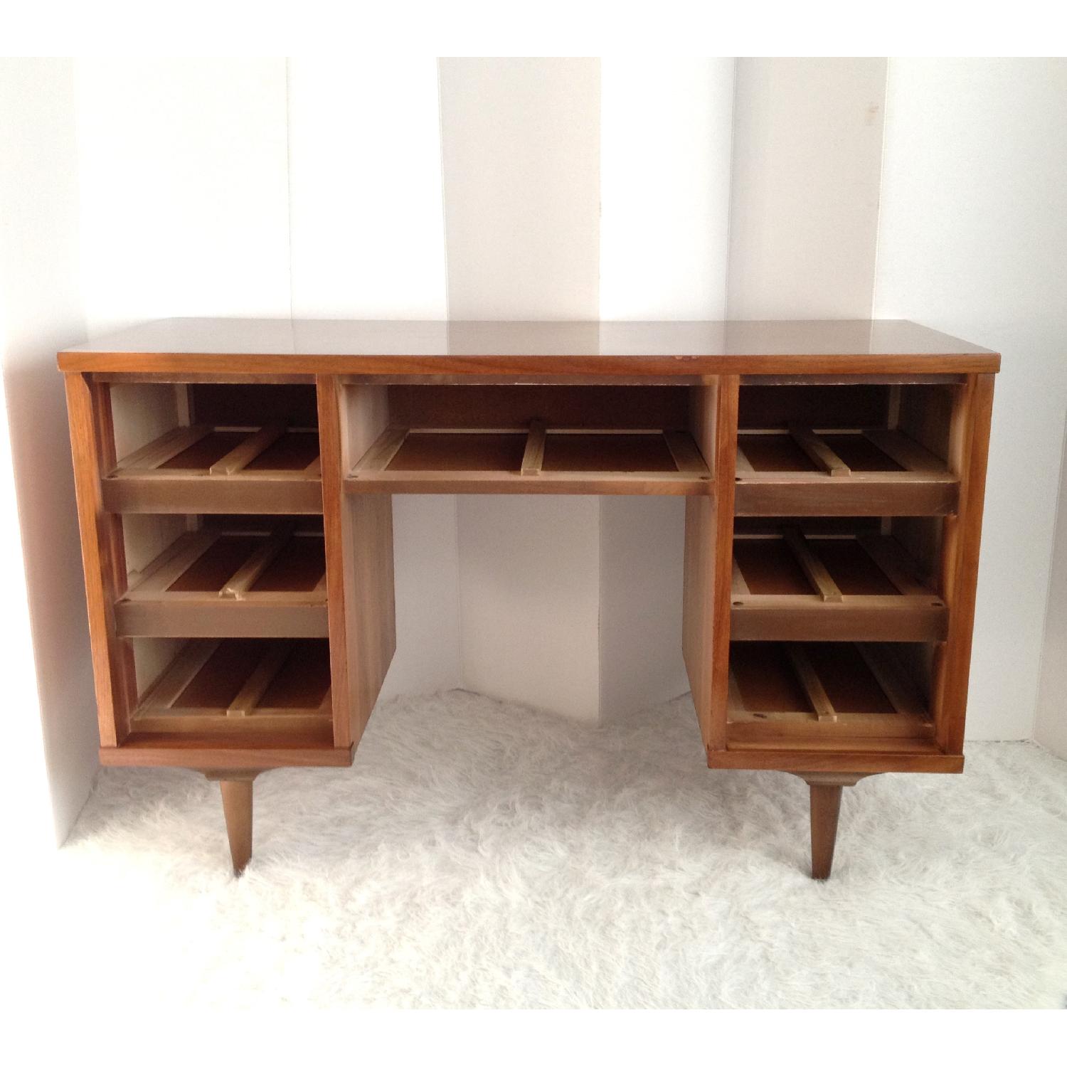 Mid Century Modern Johnson Carper 7 Drawer Desk - image-7