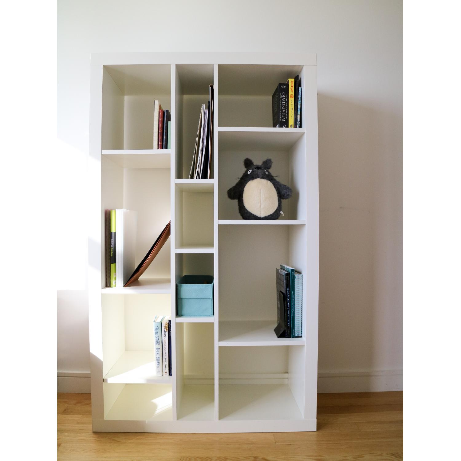 Ikea Kallax Shelving Unit in White - AptDeco