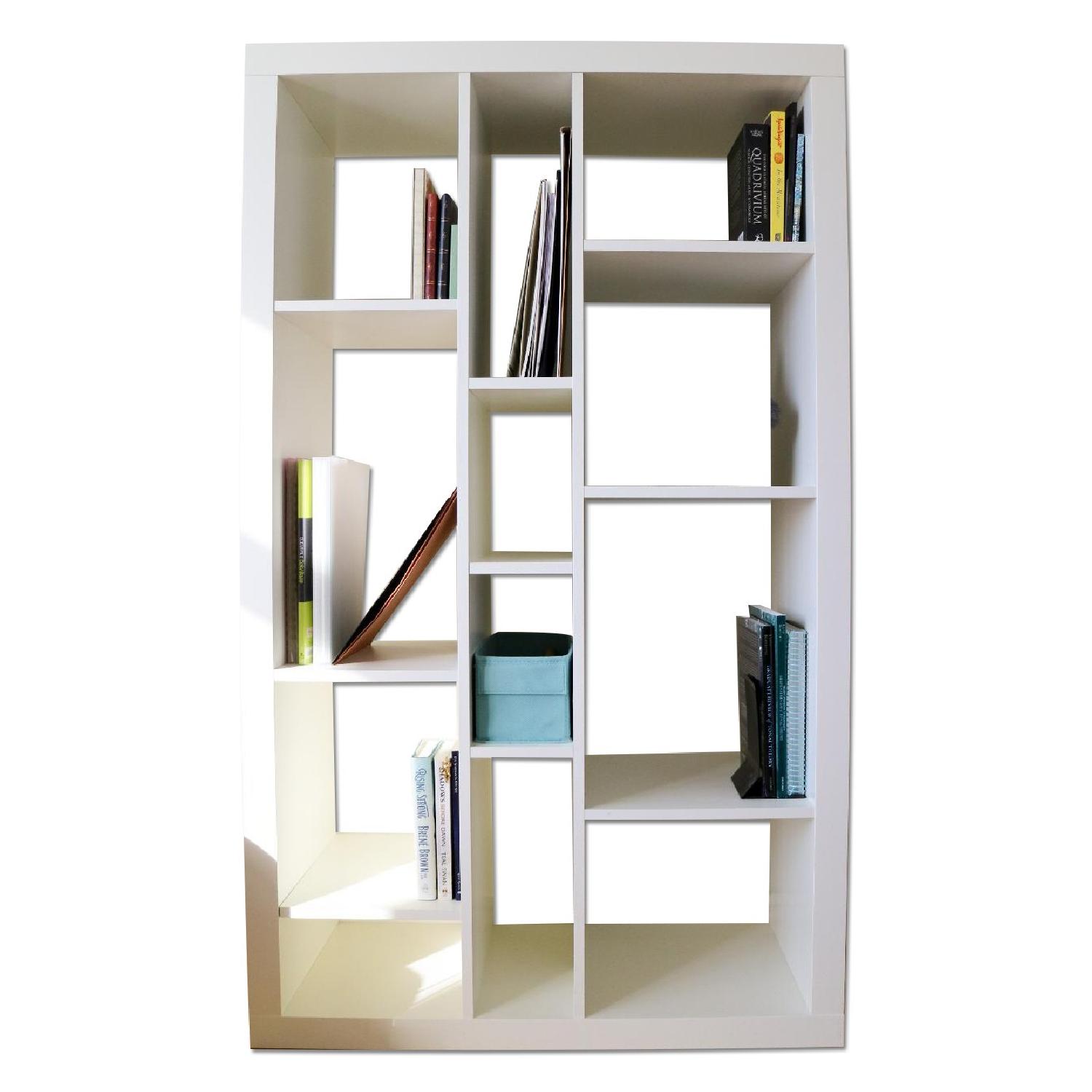 Ikea Kallax Shelving Unit in White - AptDeco
