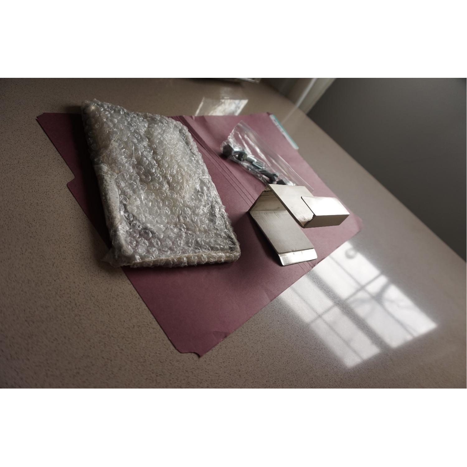 Pottery Barn Full Length Over Door Beveled Oval Mirror - image-3