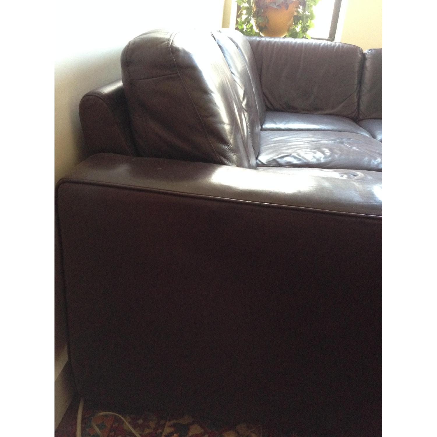 Natuzzi Leather Sectional Sofa - image-2