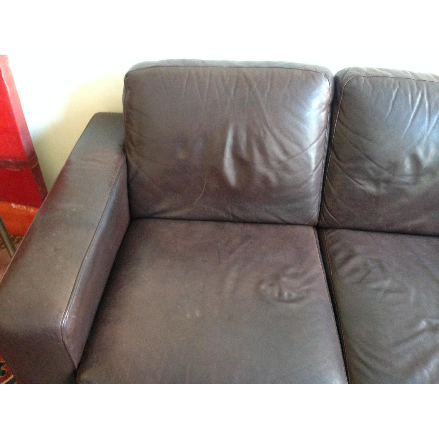 Natuzzi Leather Sectional Sofa - image-3