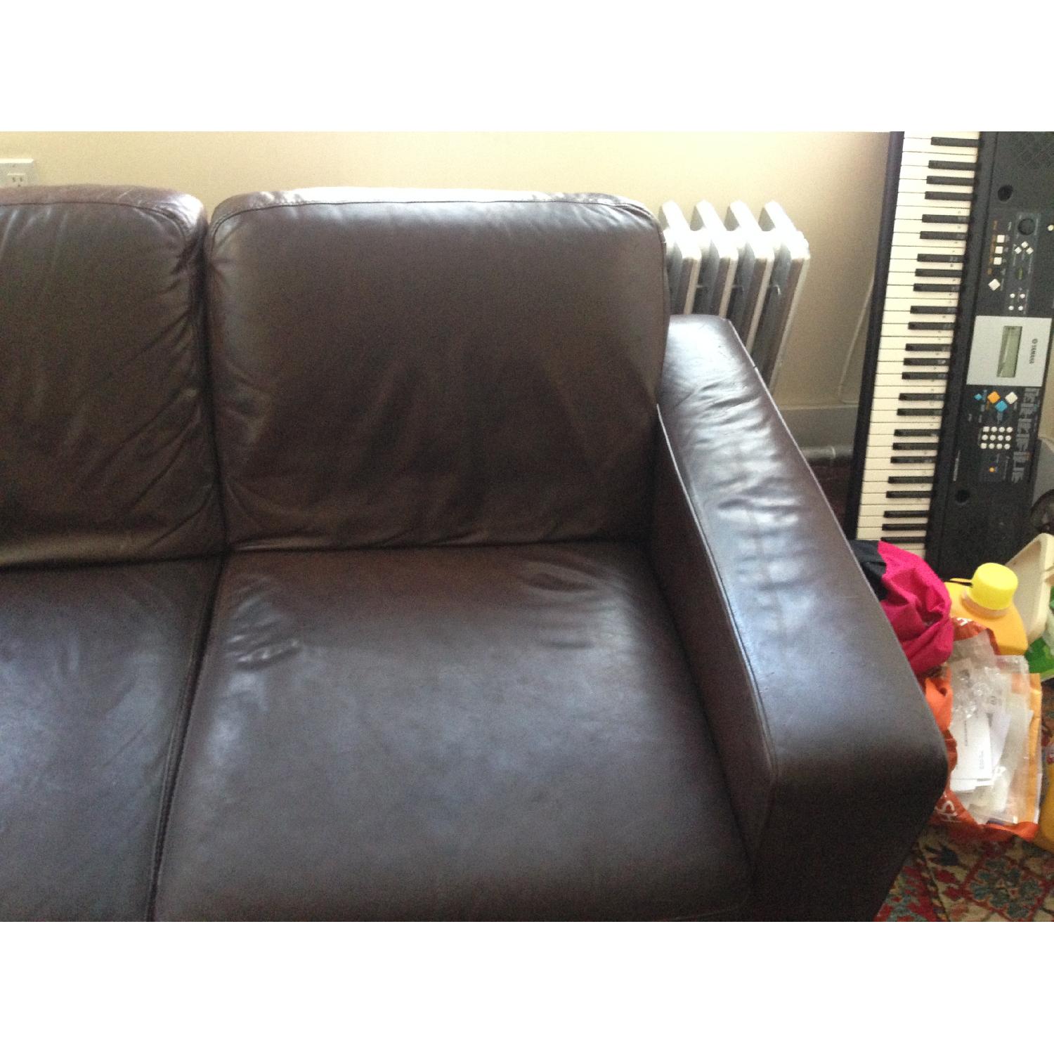 Natuzzi Leather Sectional Sofa - image-5