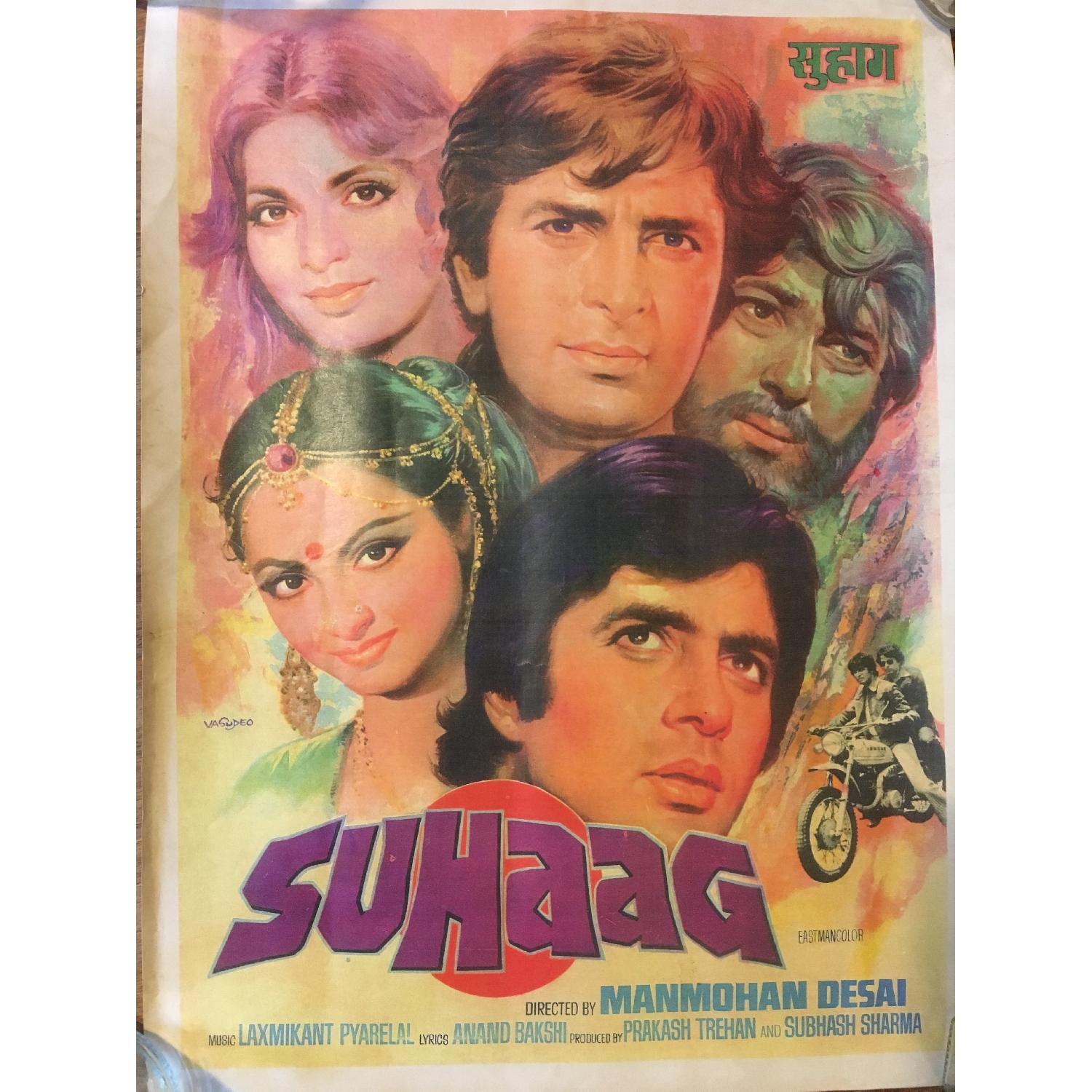 Vintage Bollywood Movie Poster - image-2