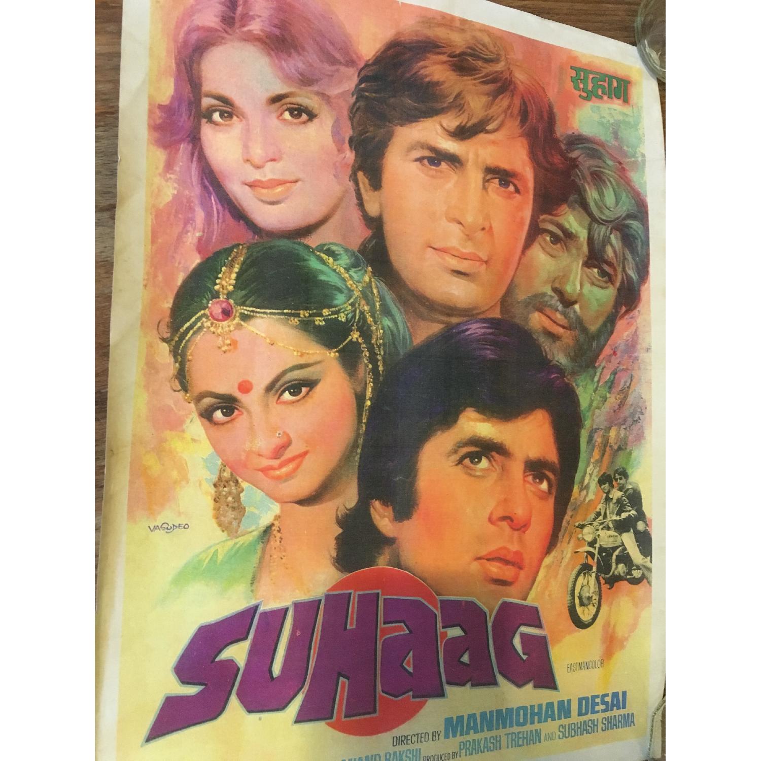 Vintage Bollywood Movie Poster - image-3