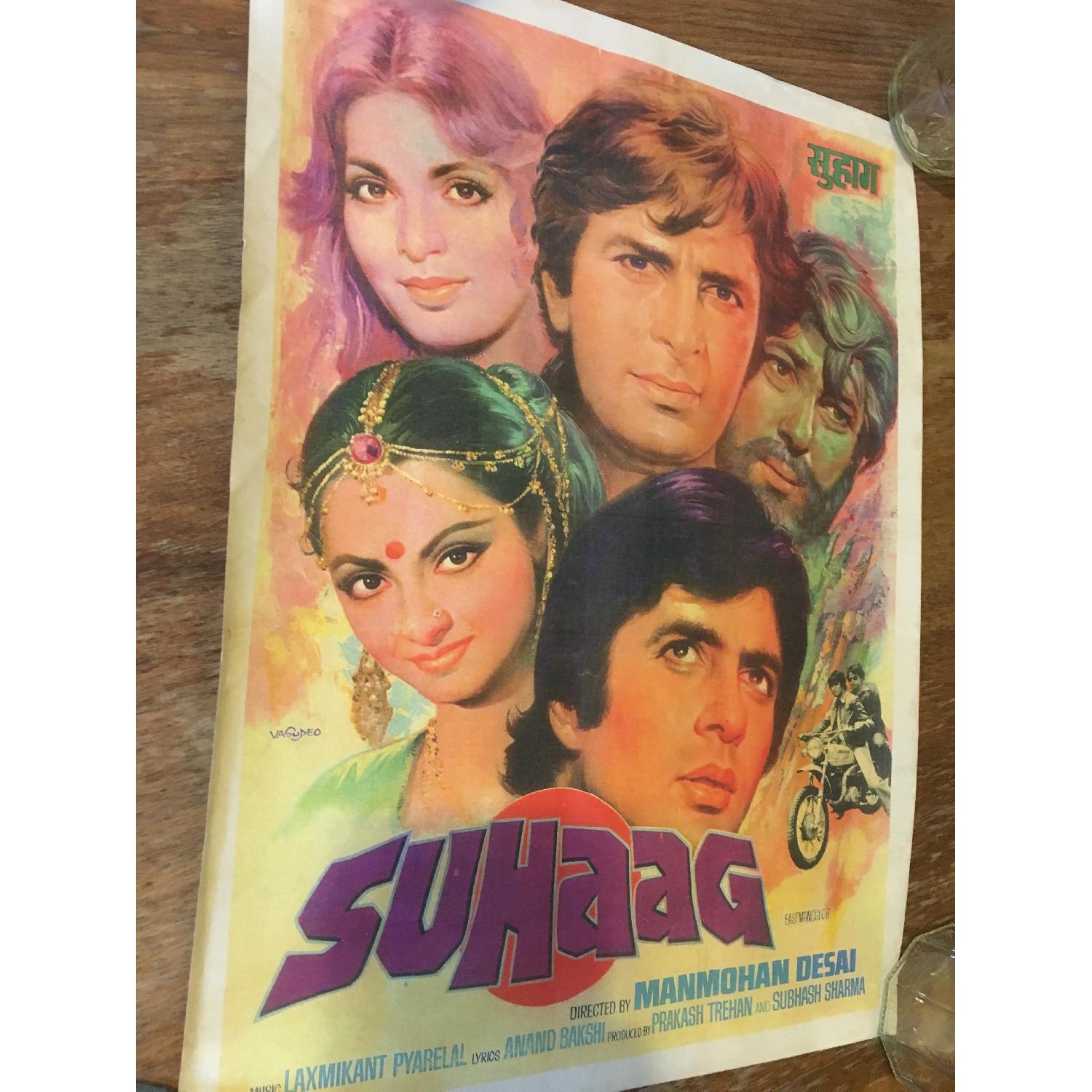Vintage Bollywood Movie Poster - image-4