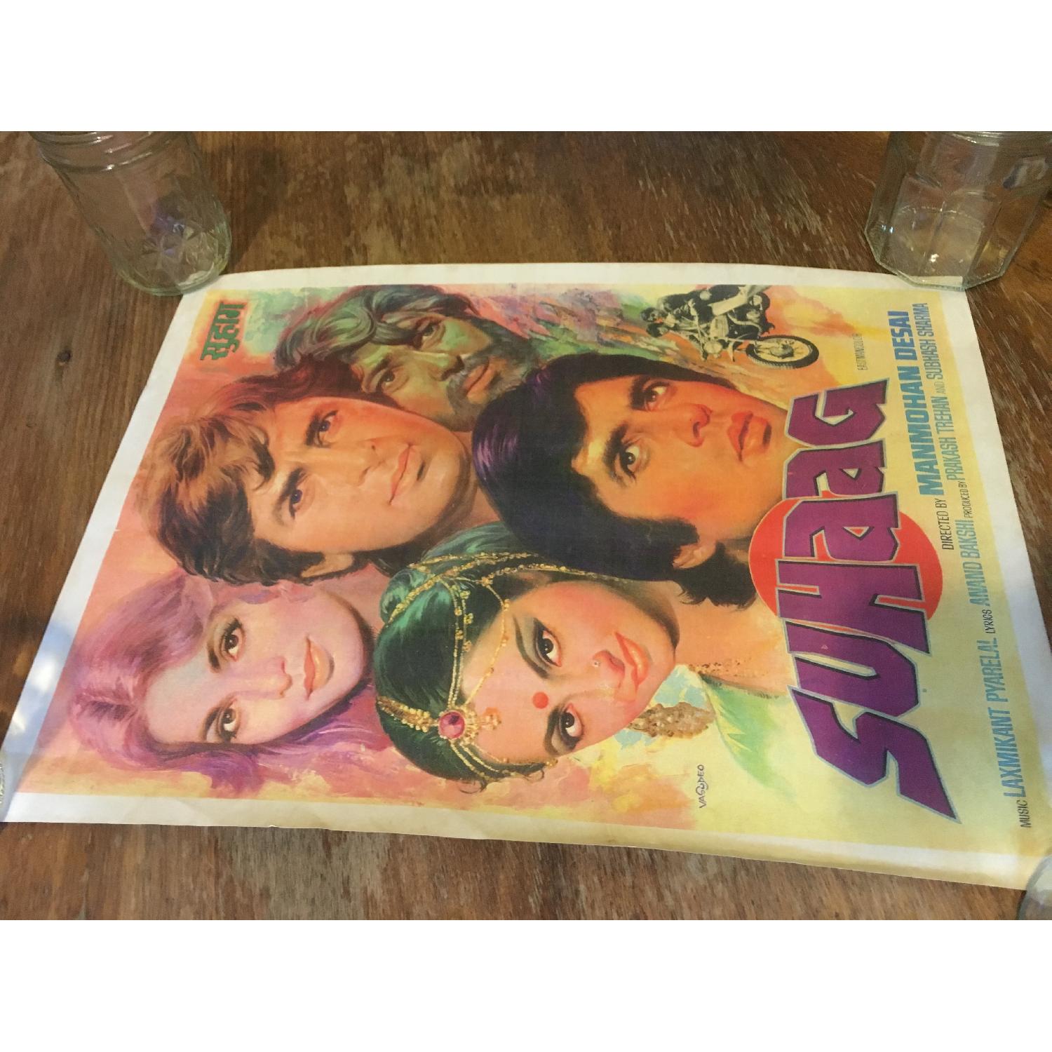Vintage Bollywood Movie Poster - image-5