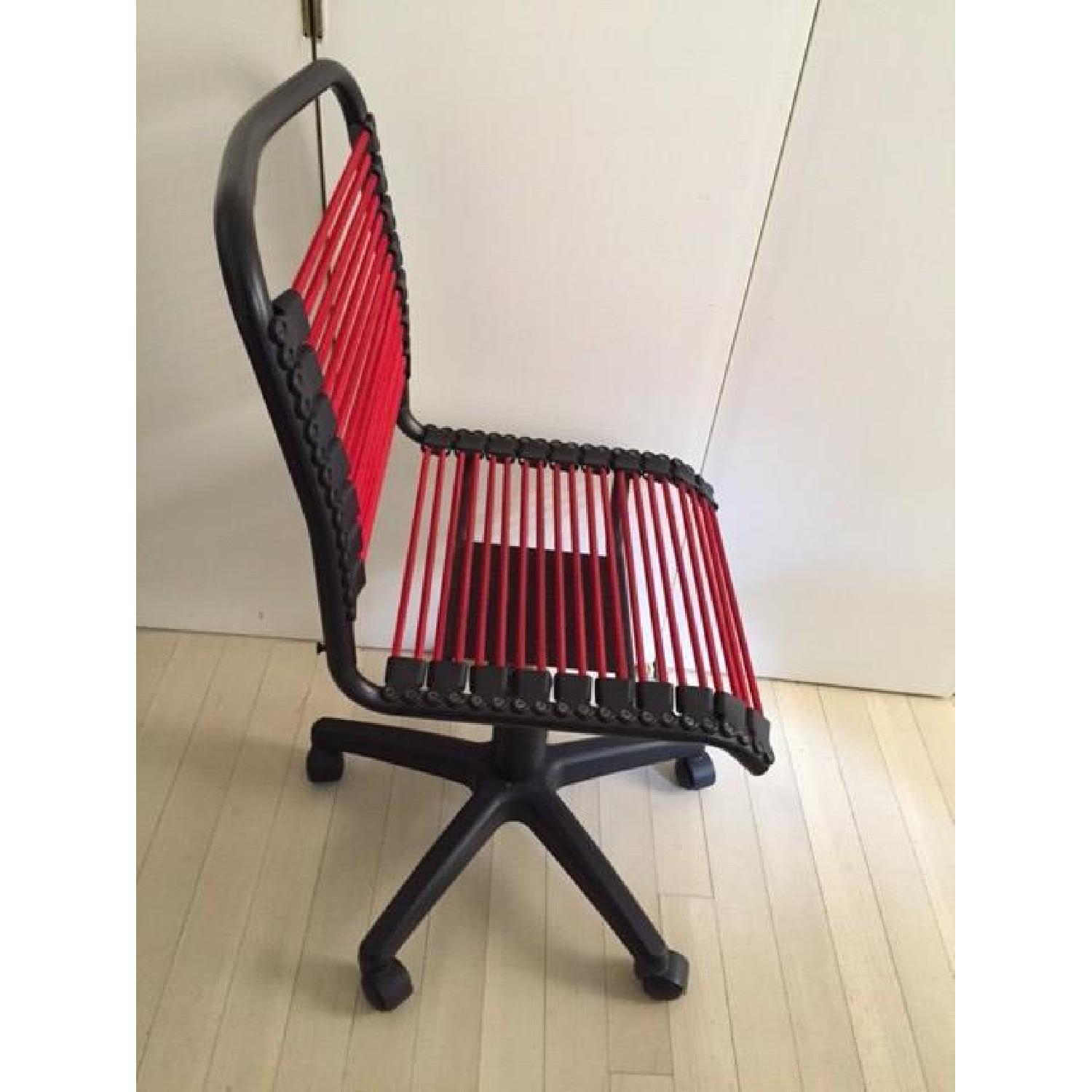 Container Store Red Bungee Office Chair - image-1