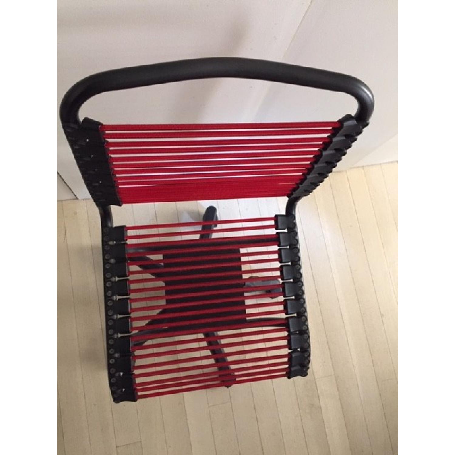 Container Store Red Bungee Office Chair - image-3