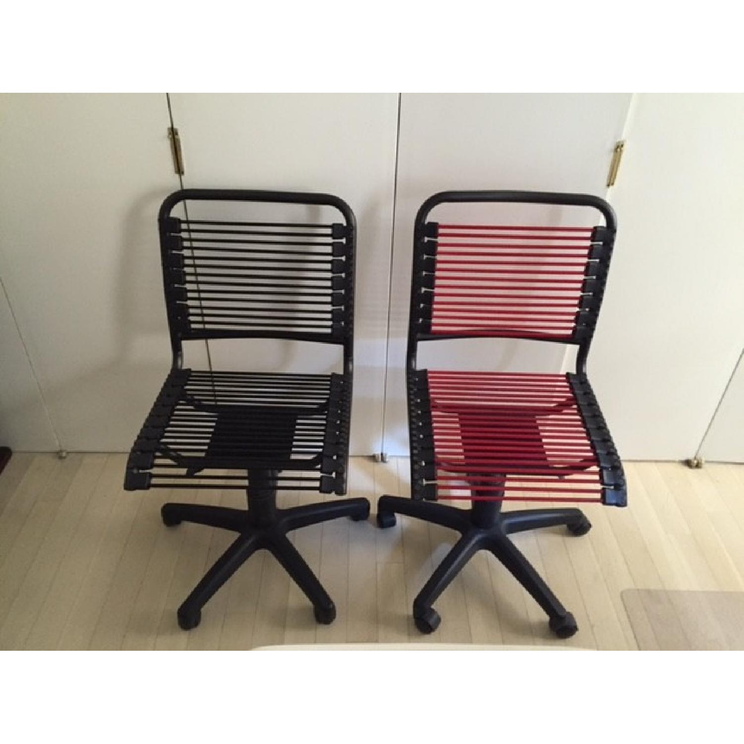 Container Store Red Bungee Office Chair - image-4