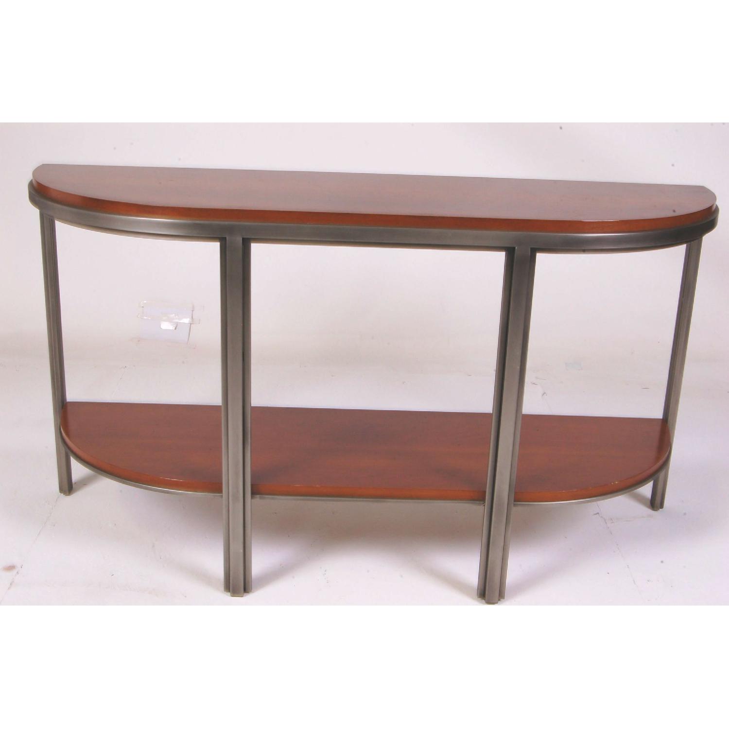 Ethan Allen Sofa/Console Table - image-1