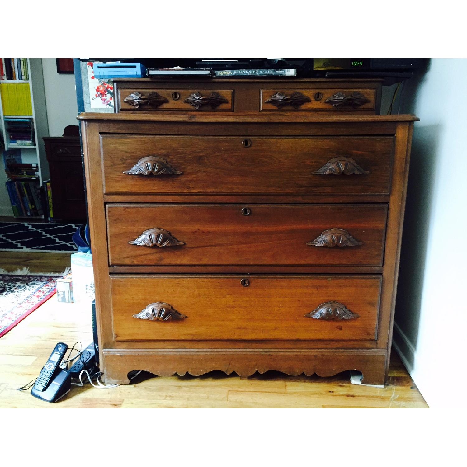 Eastlake Antique Dresser - image-1