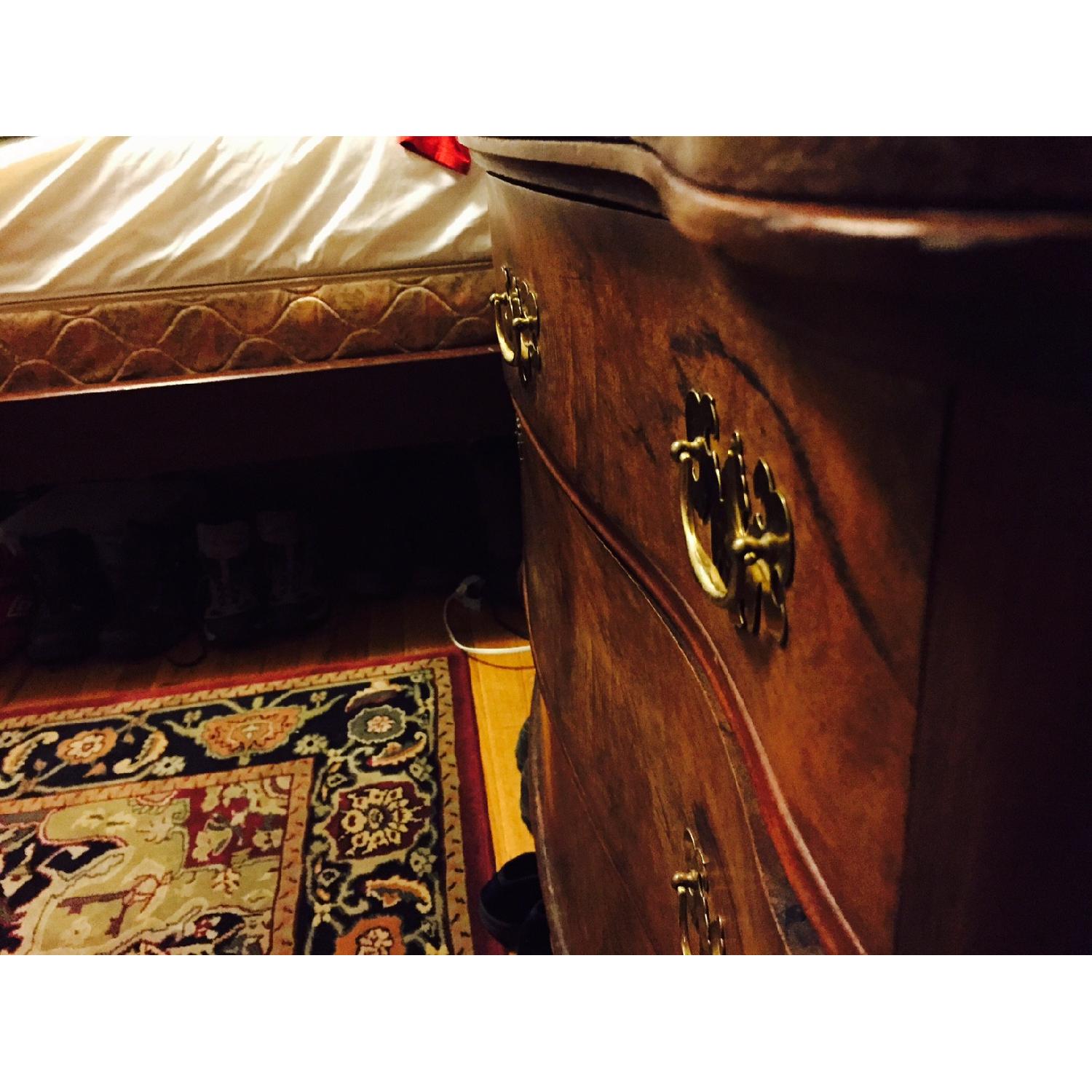 Antique Walnut Dresser w/ Marble Top - image-2