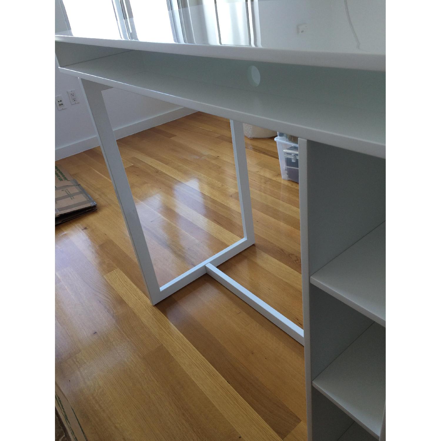 CB2 Public White High Dining Table - image-2