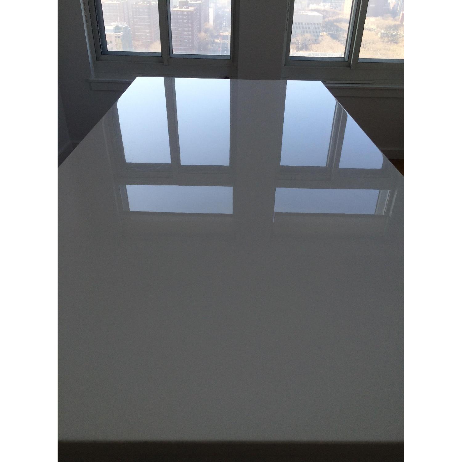 CB2 Public White High Dining Table - image-5