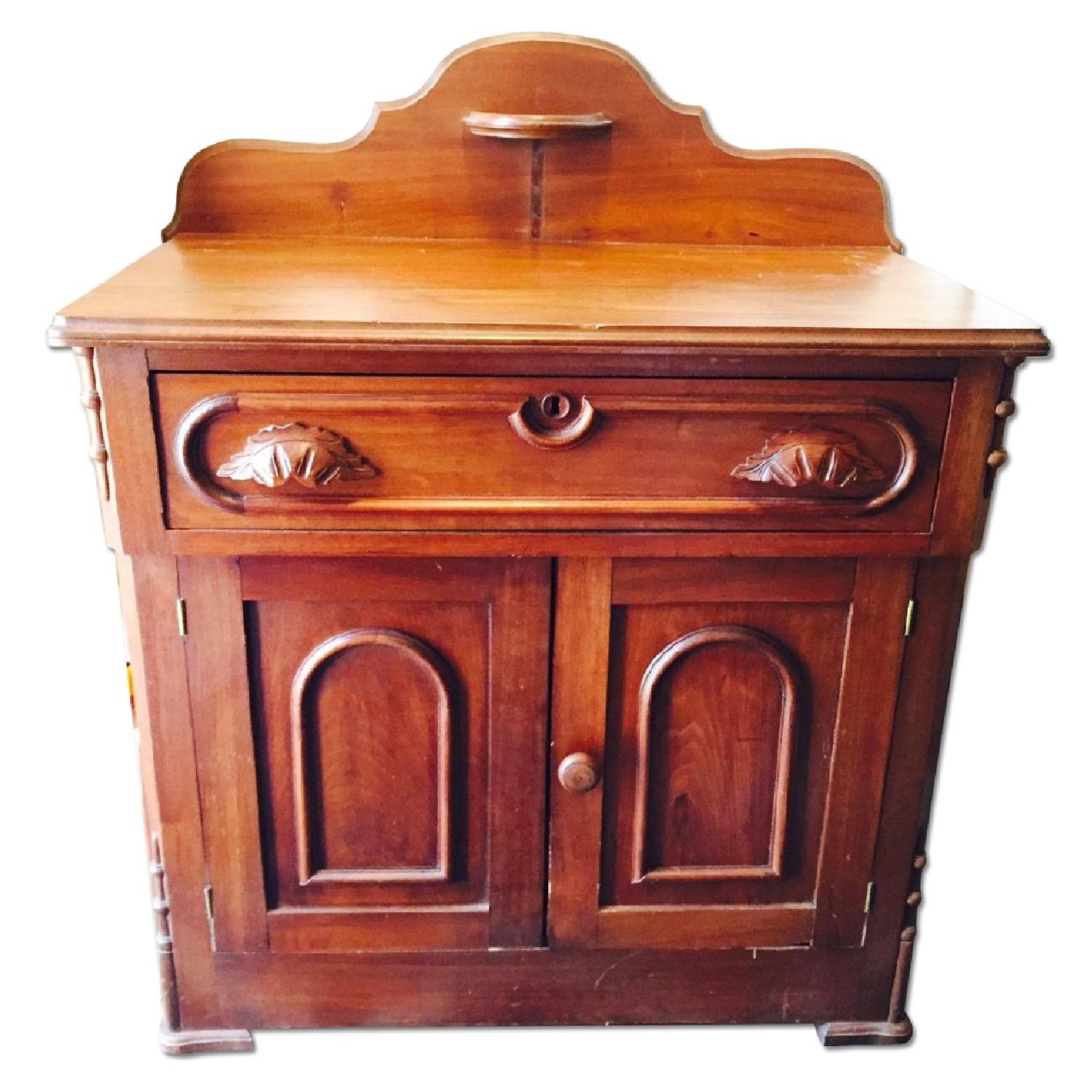 Eastlake Victorian Commode/Entrance Chest AptDeco