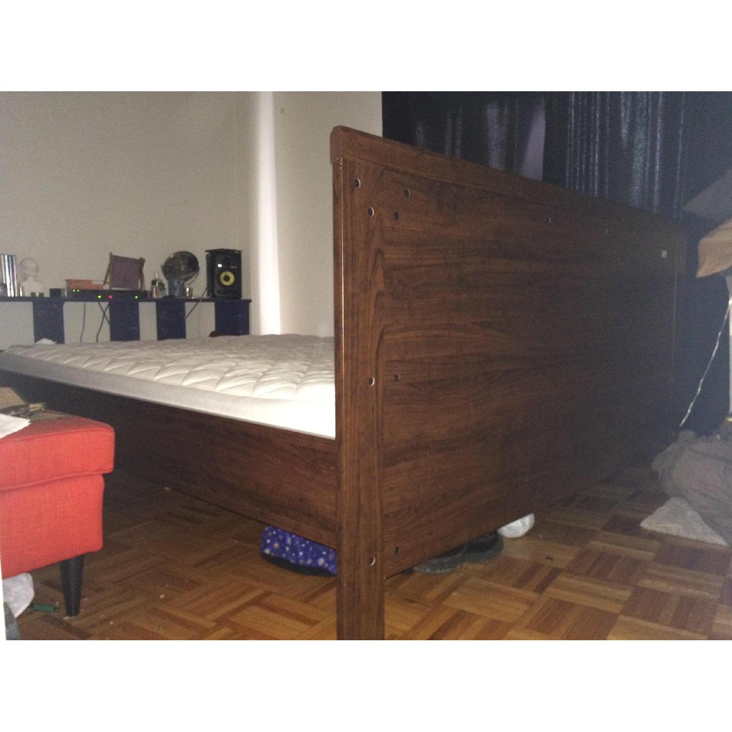 Ikea Brusali Queen Size Bed Frame AptDeco