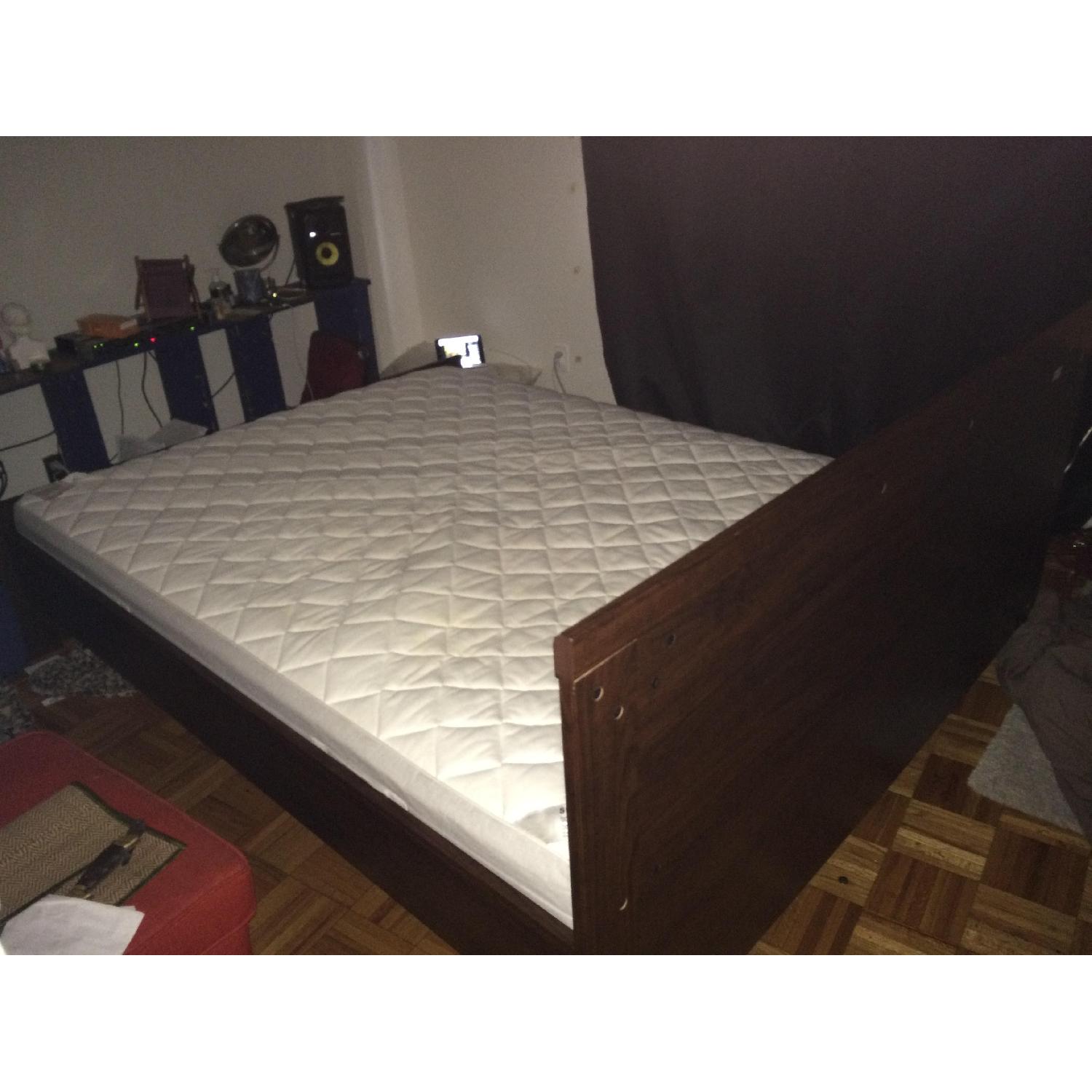 Ikea Brusali Queen Size Bed Frame AptDeco
