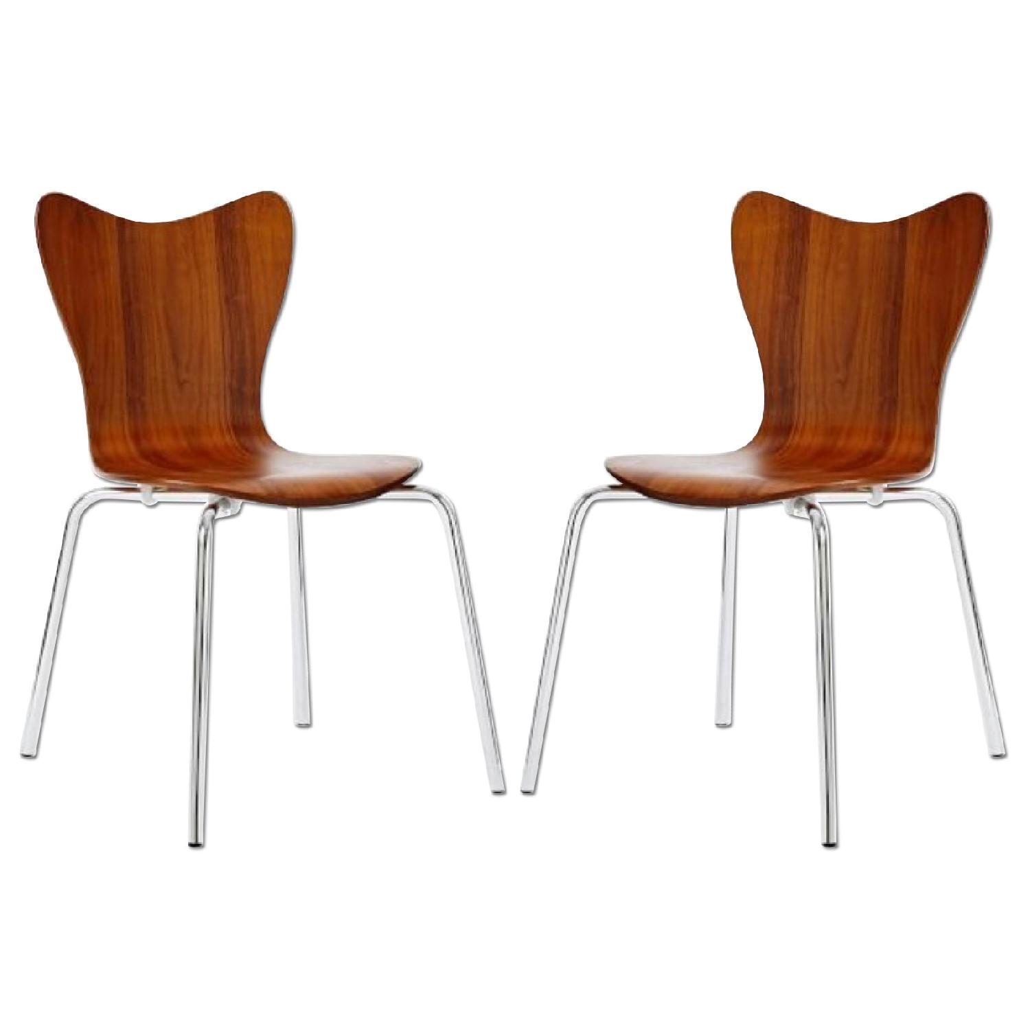 West Elm Dining Chairs - Pair - image-3