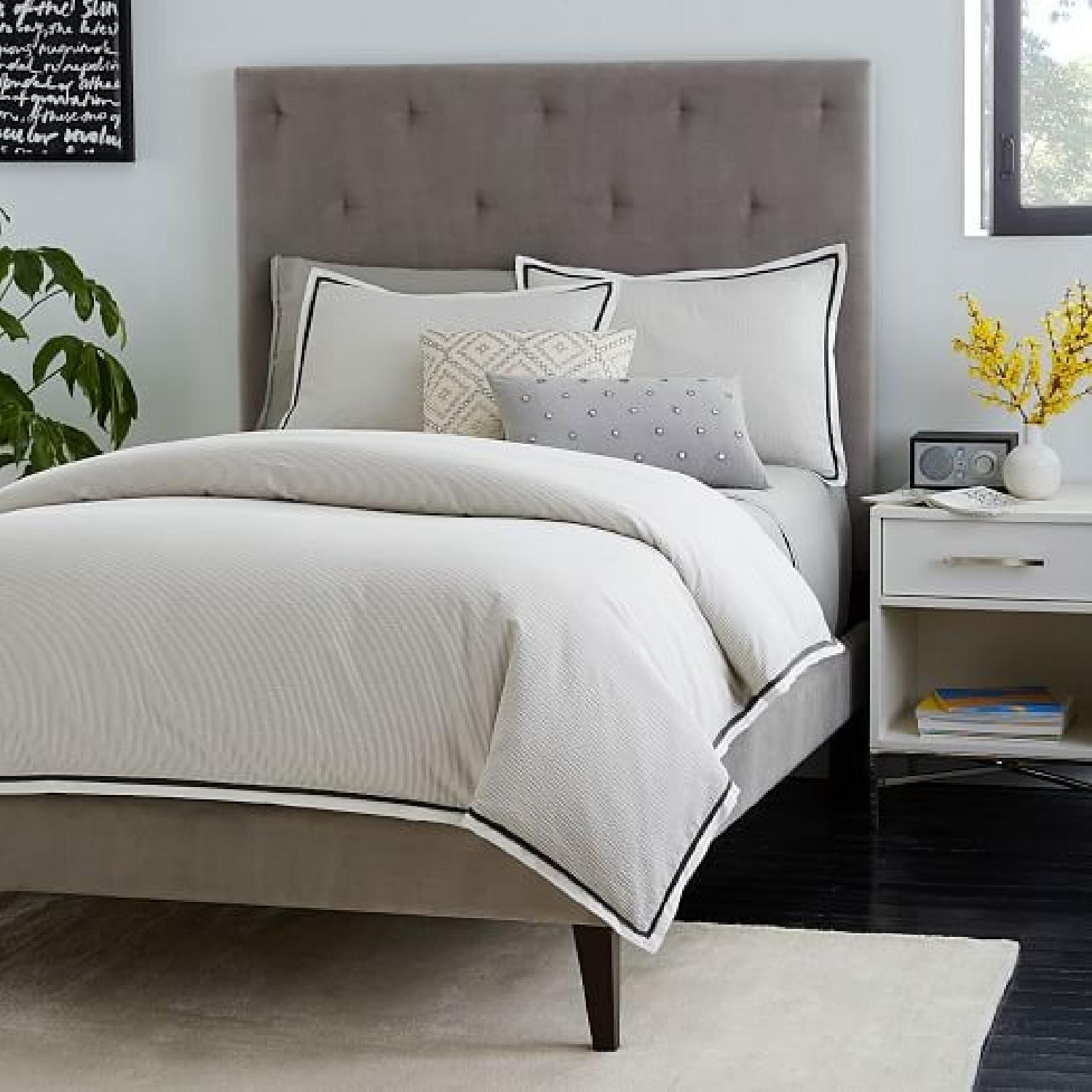 West Elm Diamond Tufted Headboard - image-1