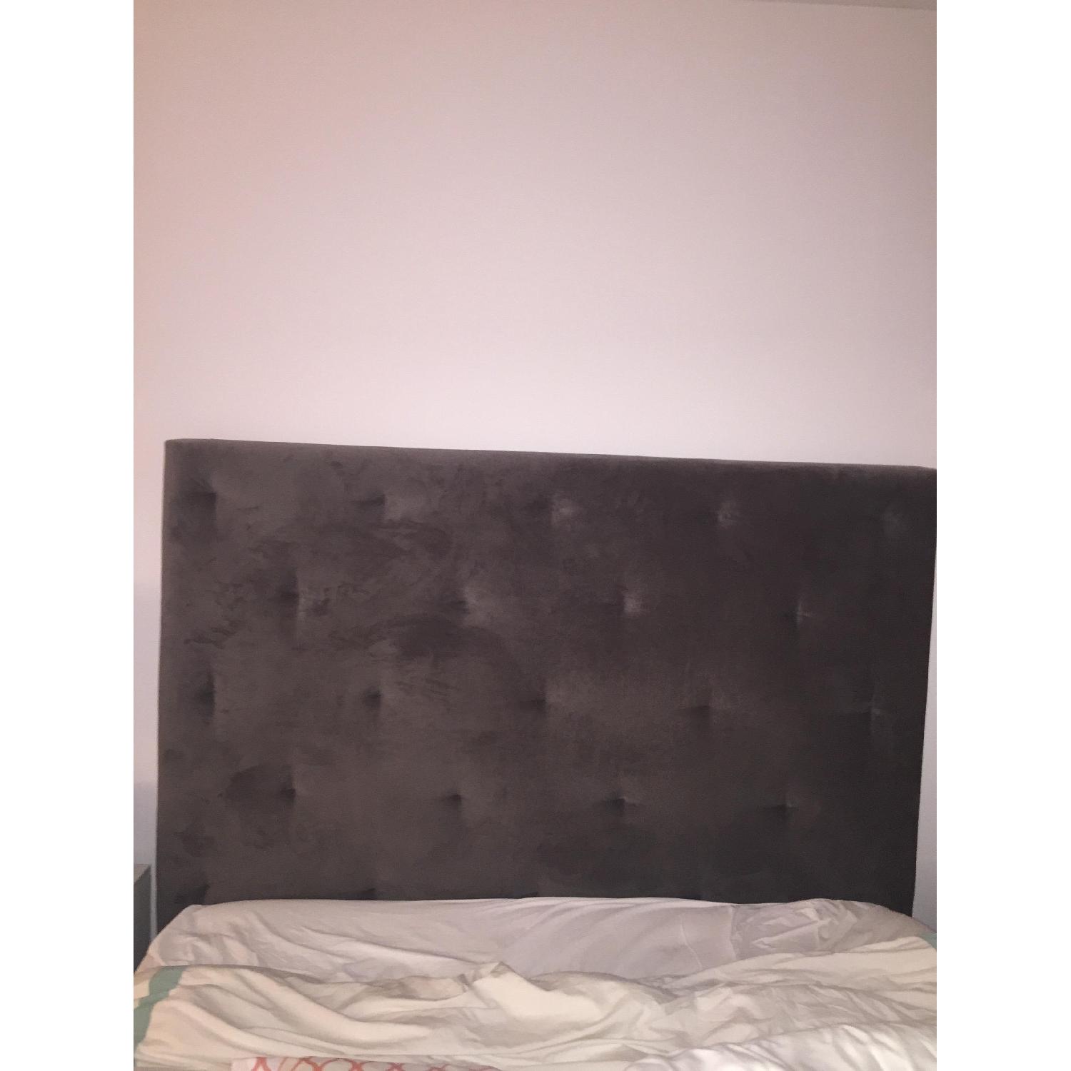 West Elm Diamond Tufted Headboard - image-3