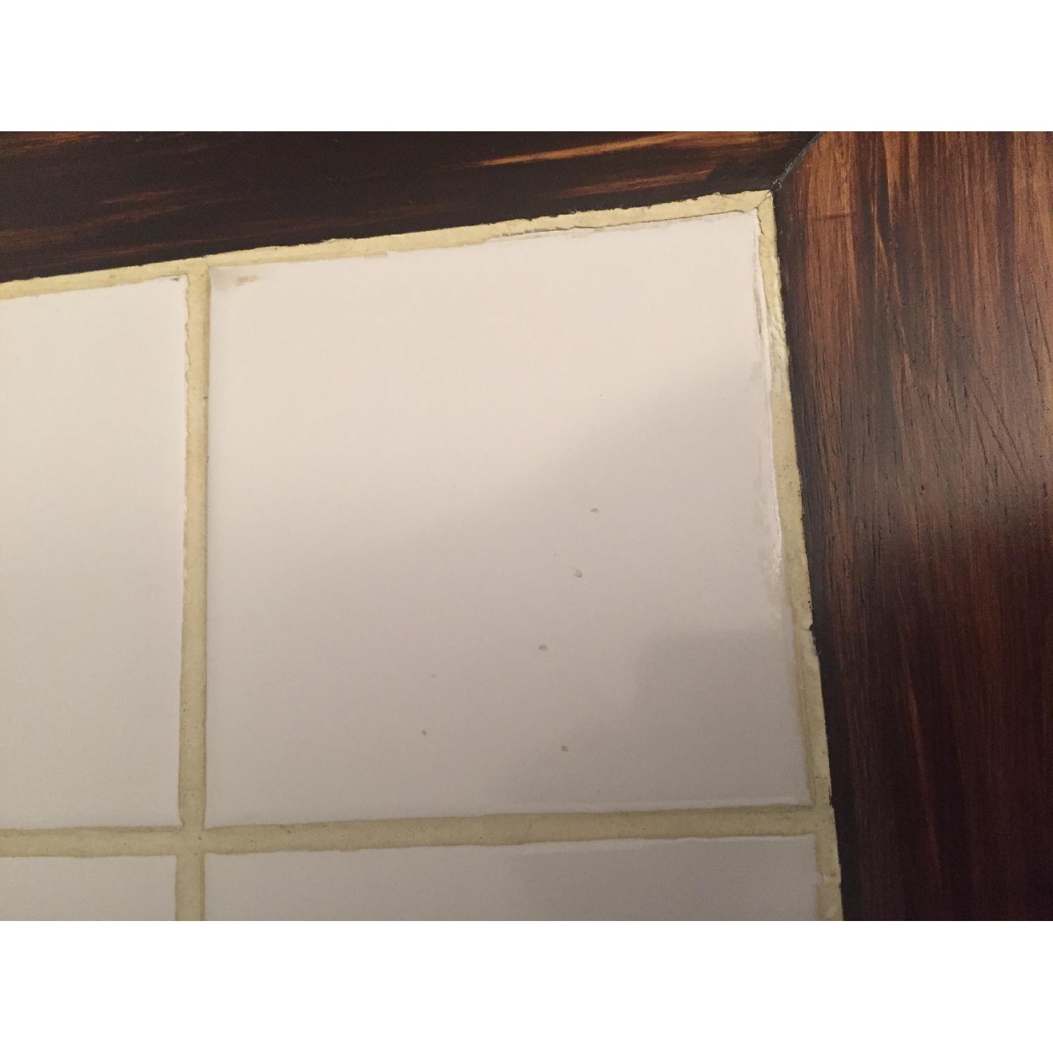 Dark Wood Tile Top Kitchen/Dining Table - image-4