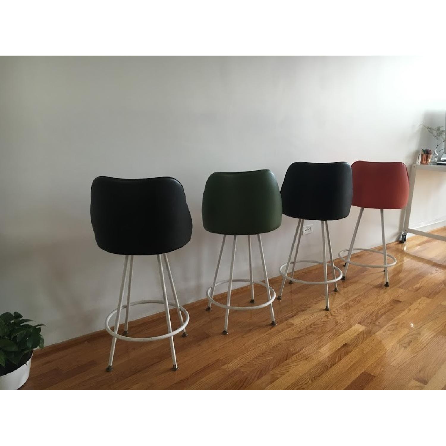 Admiral Chrome Corporation Mid-Century Modern Bar Stools - Set of 4 - image-3