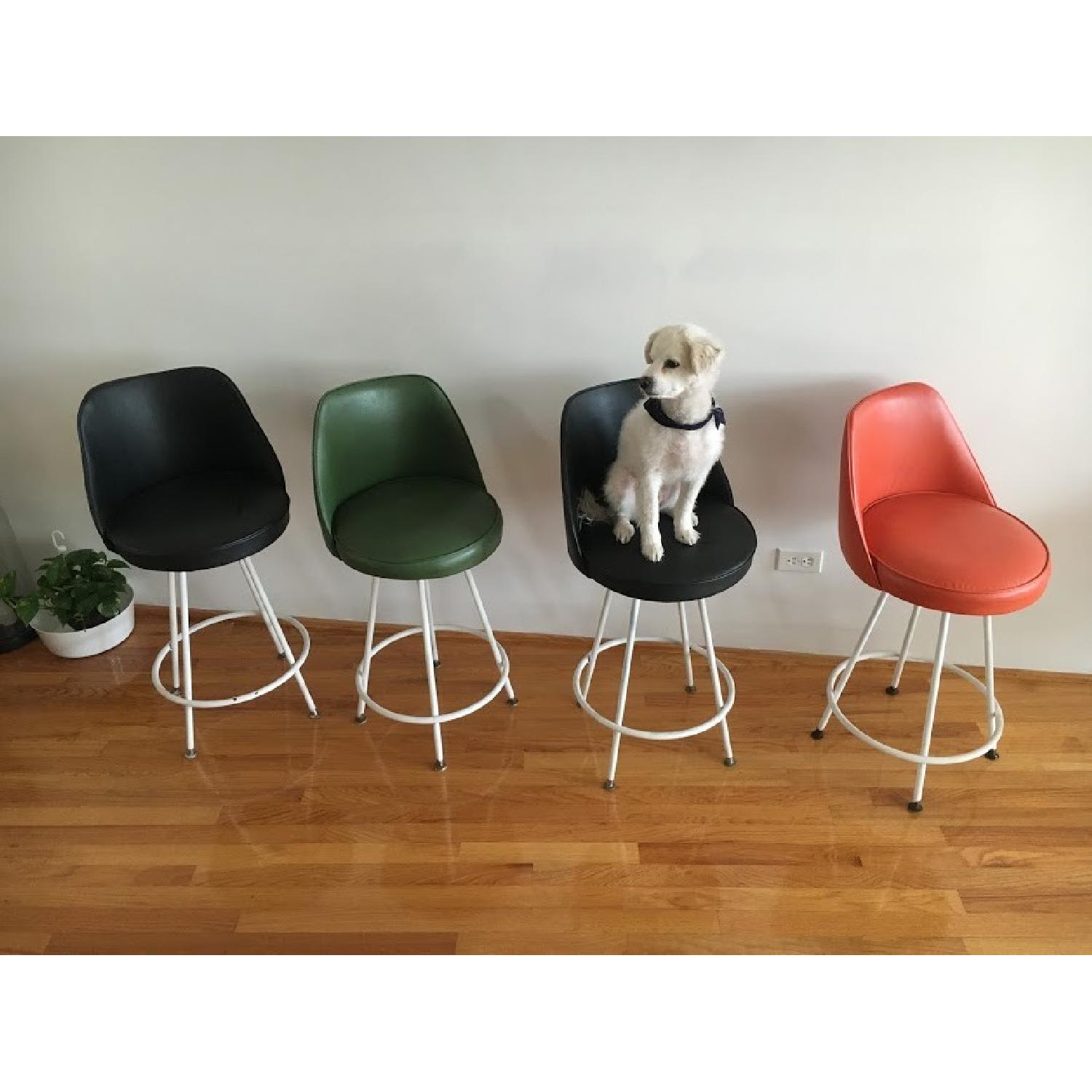 Admiral Chrome Corporation Mid-Century Modern Bar Stools - Set of 4 - image-5
