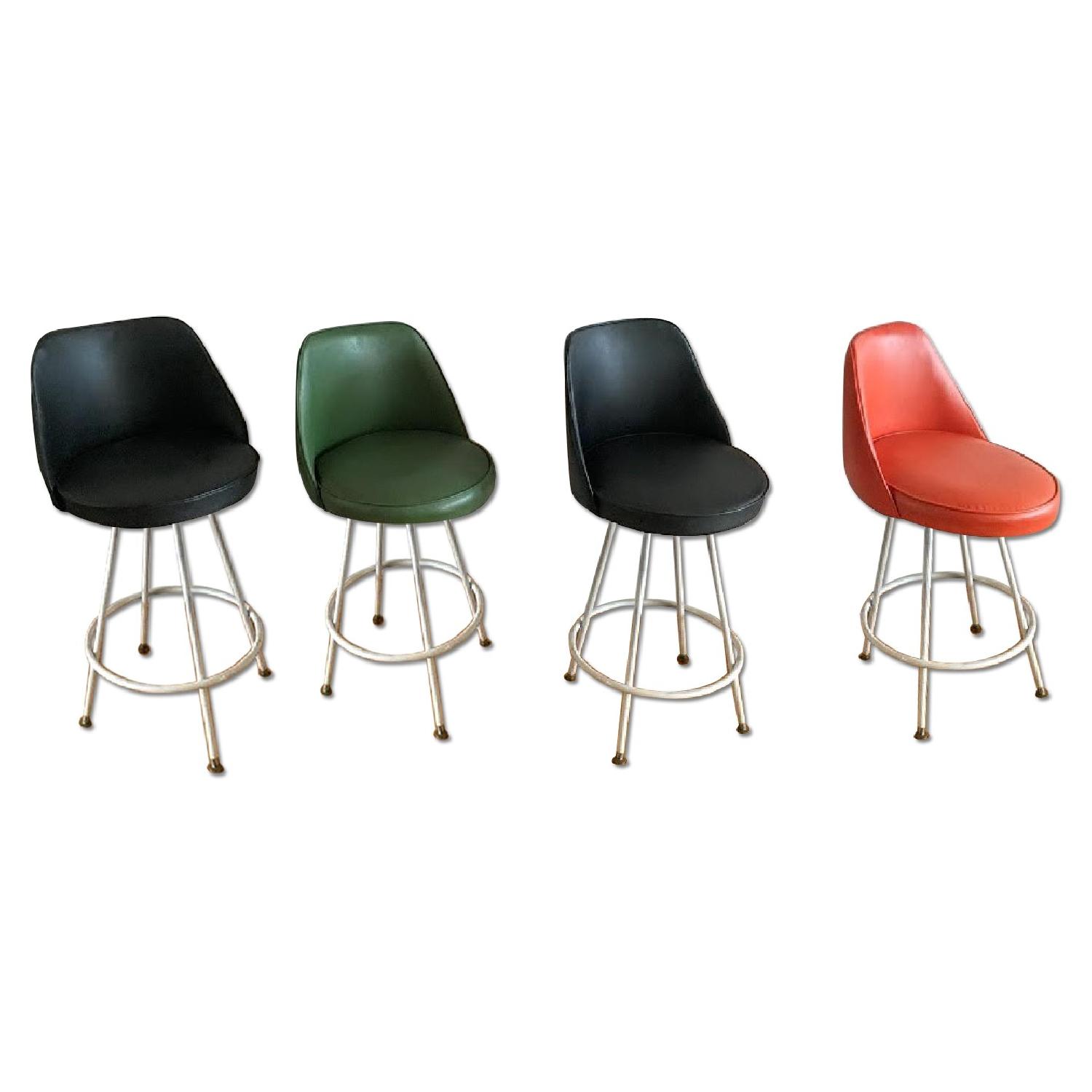 Admiral Chrome Corporation Mid-Century Modern Bar Stools - Set of 4 - image-0
