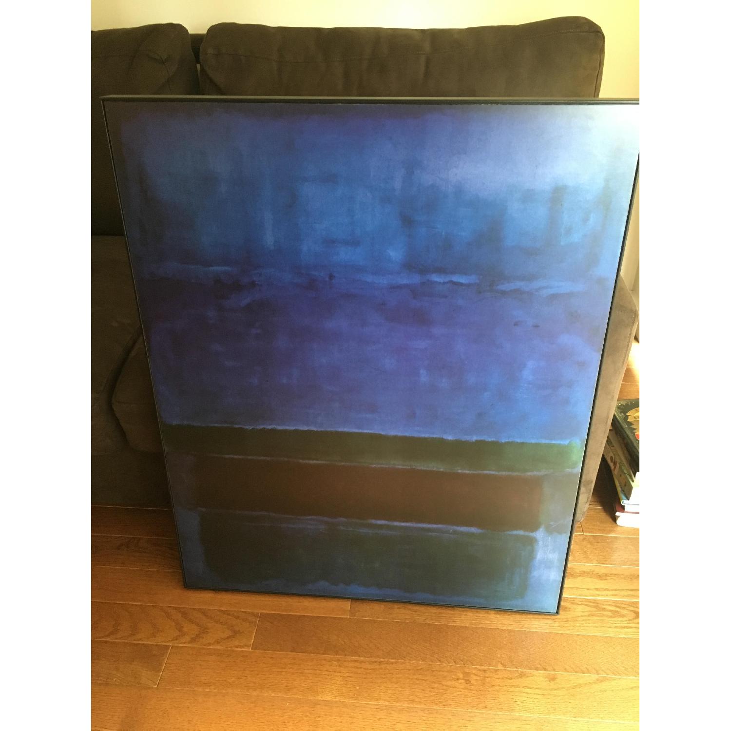 Mark Rothko Framed Print - Blue, Green & Brown - image-5