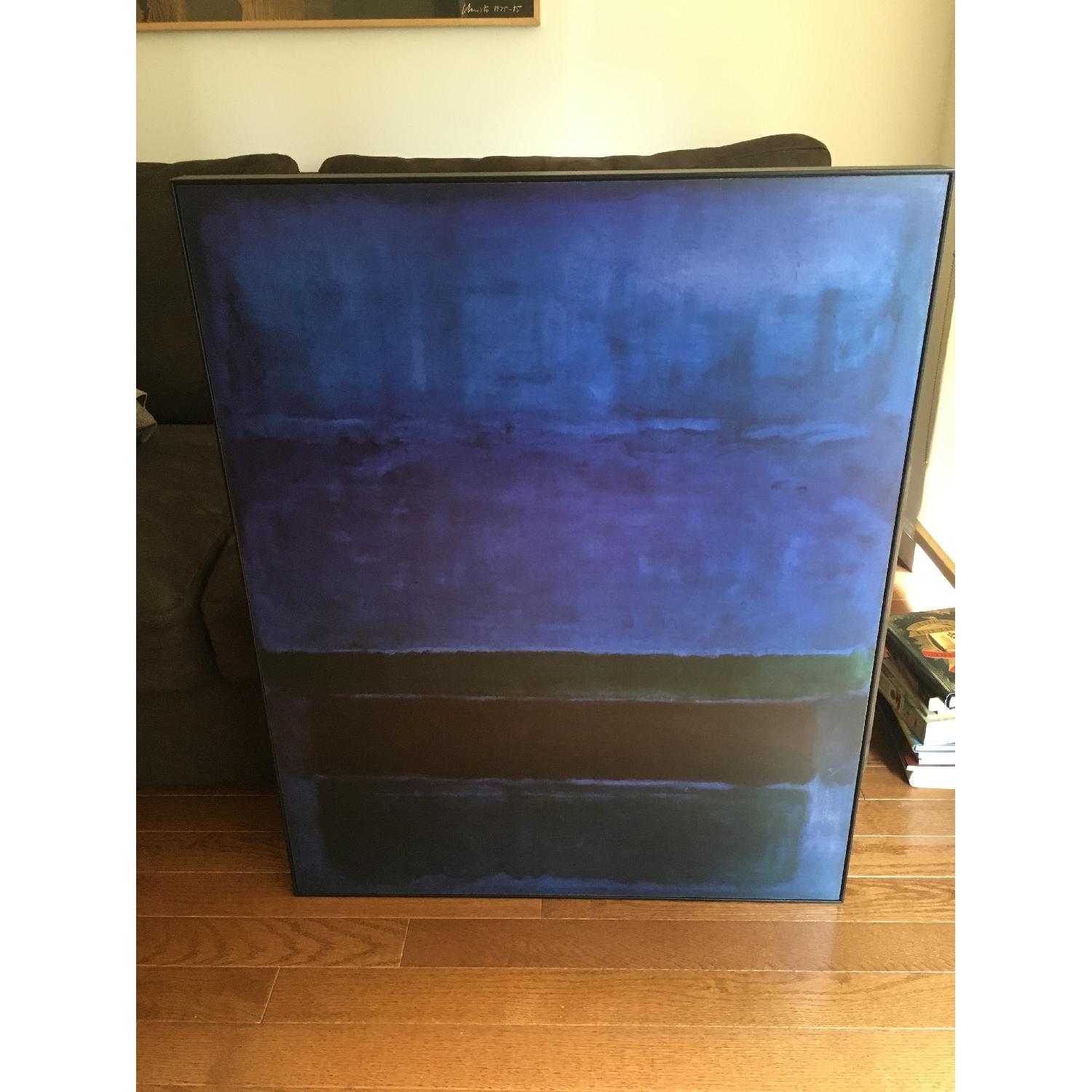Mark Rothko Framed Print - Blue, Green & Brown - image-6
