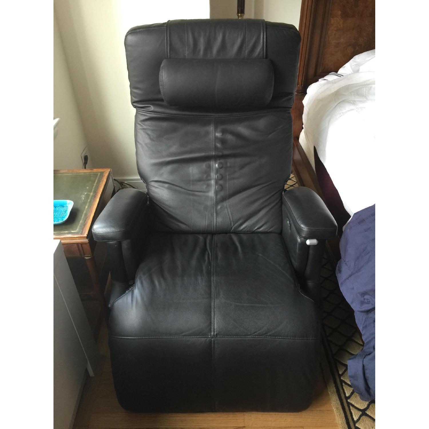 Human Touch Electric Power Recliner Serenity Zero Gravity Chair w/Far Infrared Heat & Wave Therapy - image-3