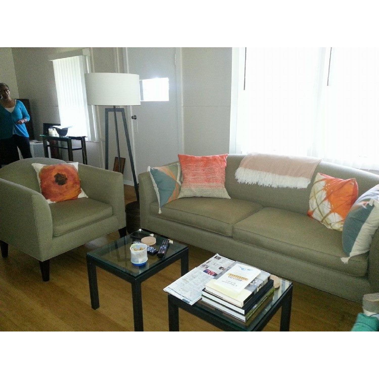 Room & Board Sofa + Arm Chair - image-1