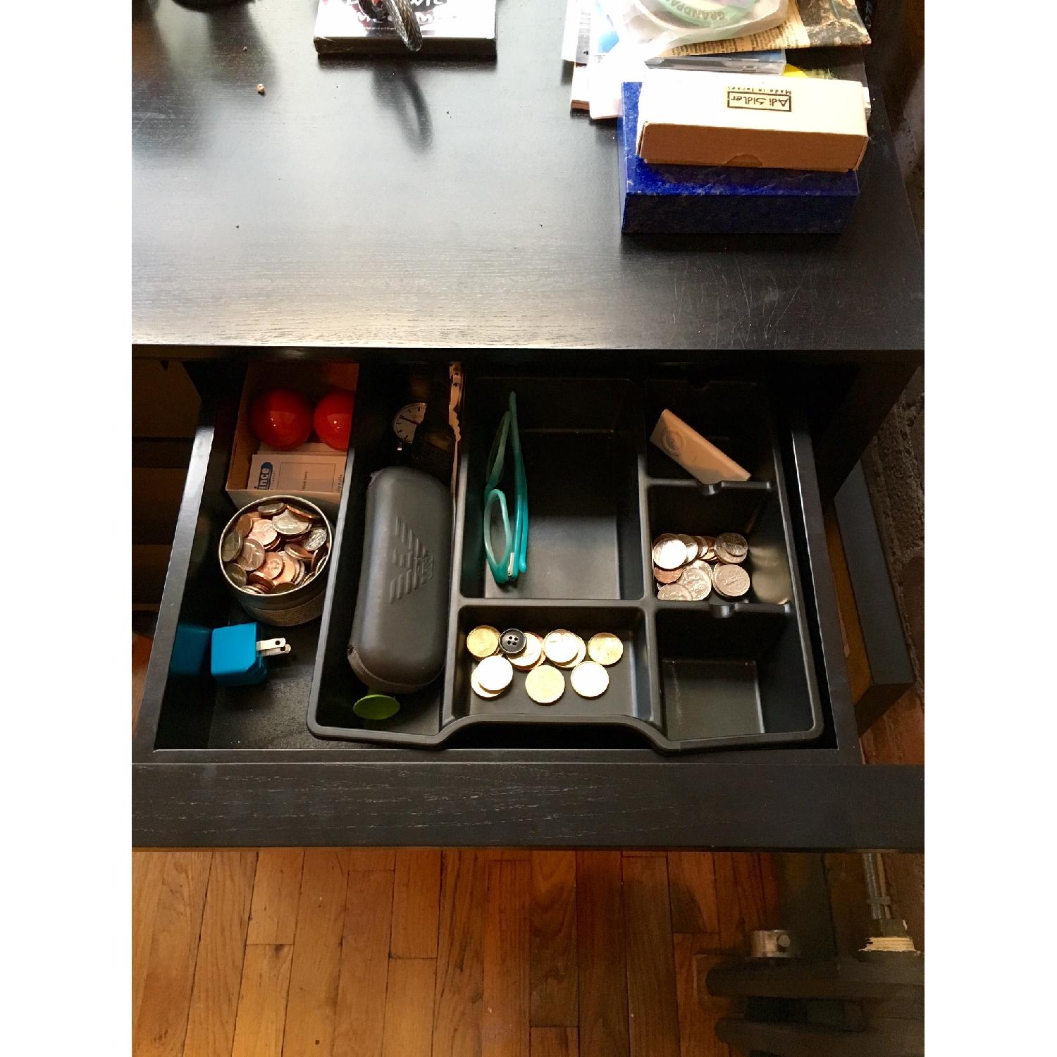 Crate & Barrel 4 Drawer Filing Credenza - image-4