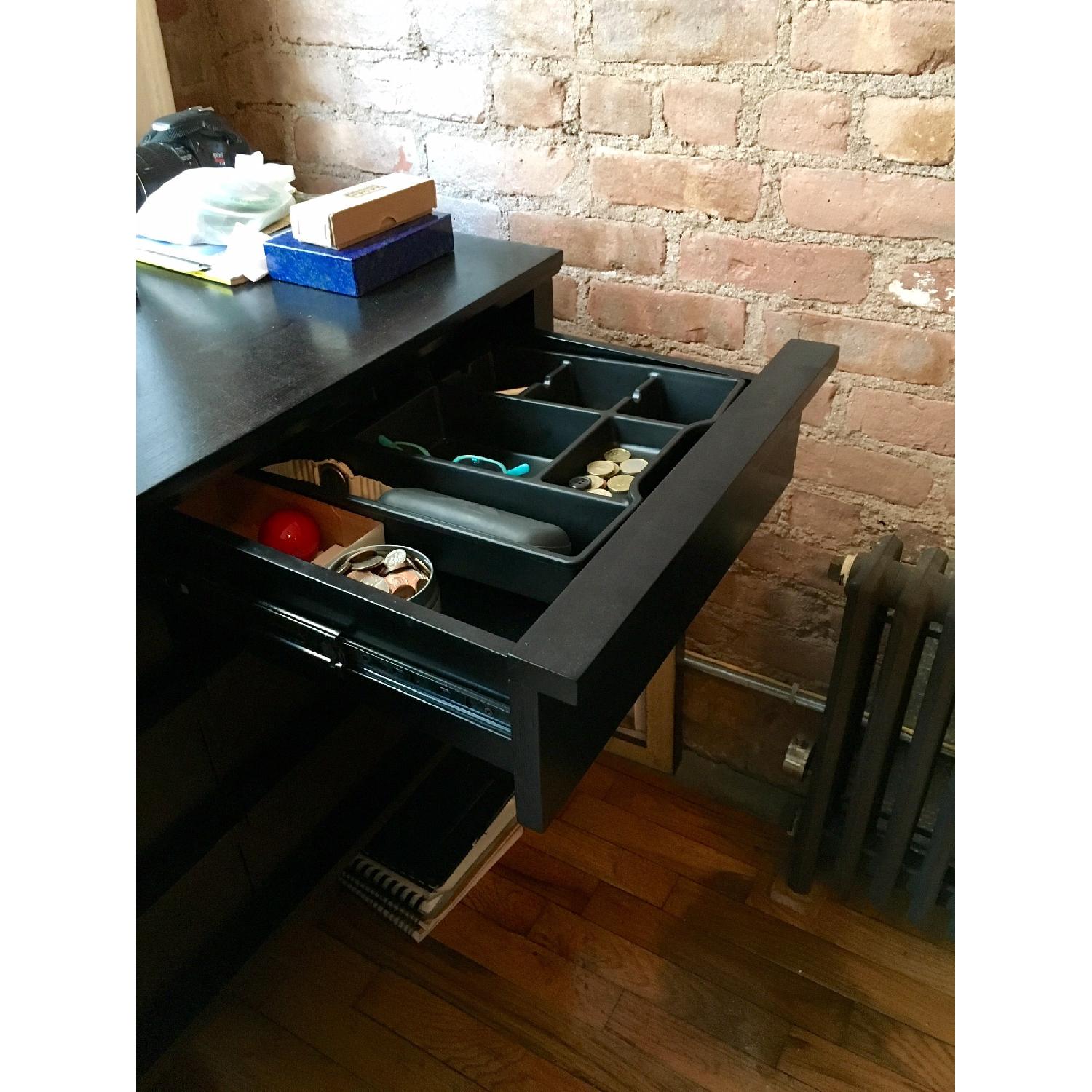 Crate & Barrel 4 Drawer Filing Credenza - image-5