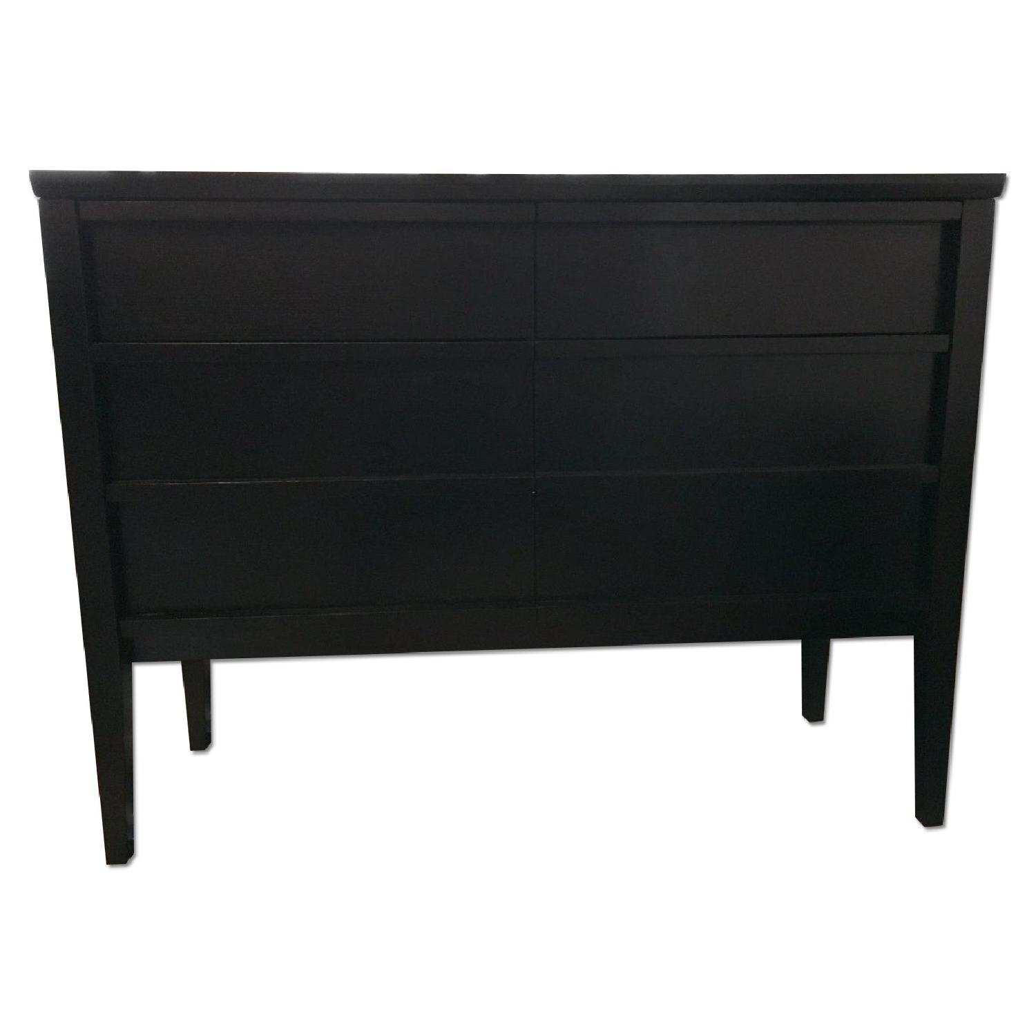 Crate & Barrel 4 Drawer Filing Credenza - image-0