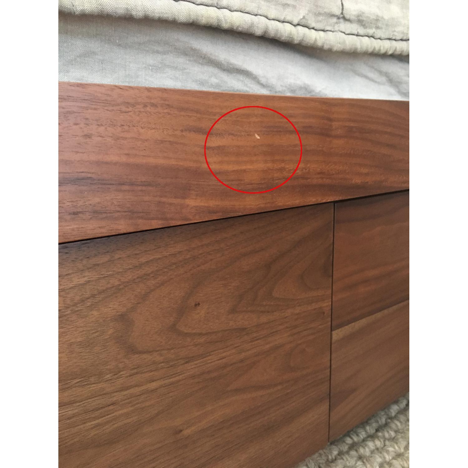 Design Within Reach Matera Walnut King Bed w/ Storage - image-5