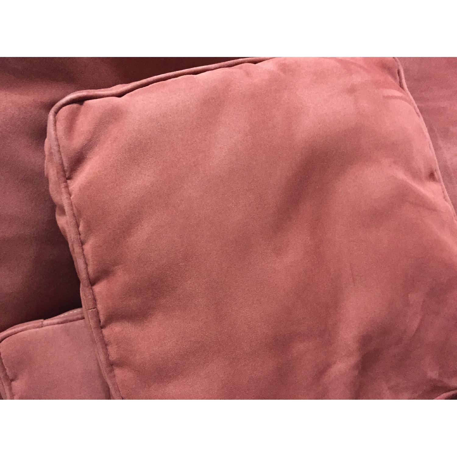 Macy's Rust Colored Couch - image-5