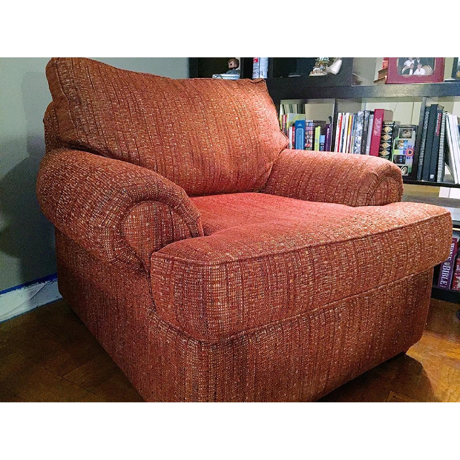 Jennifer Convertibles Red Oversized Chair - image-5