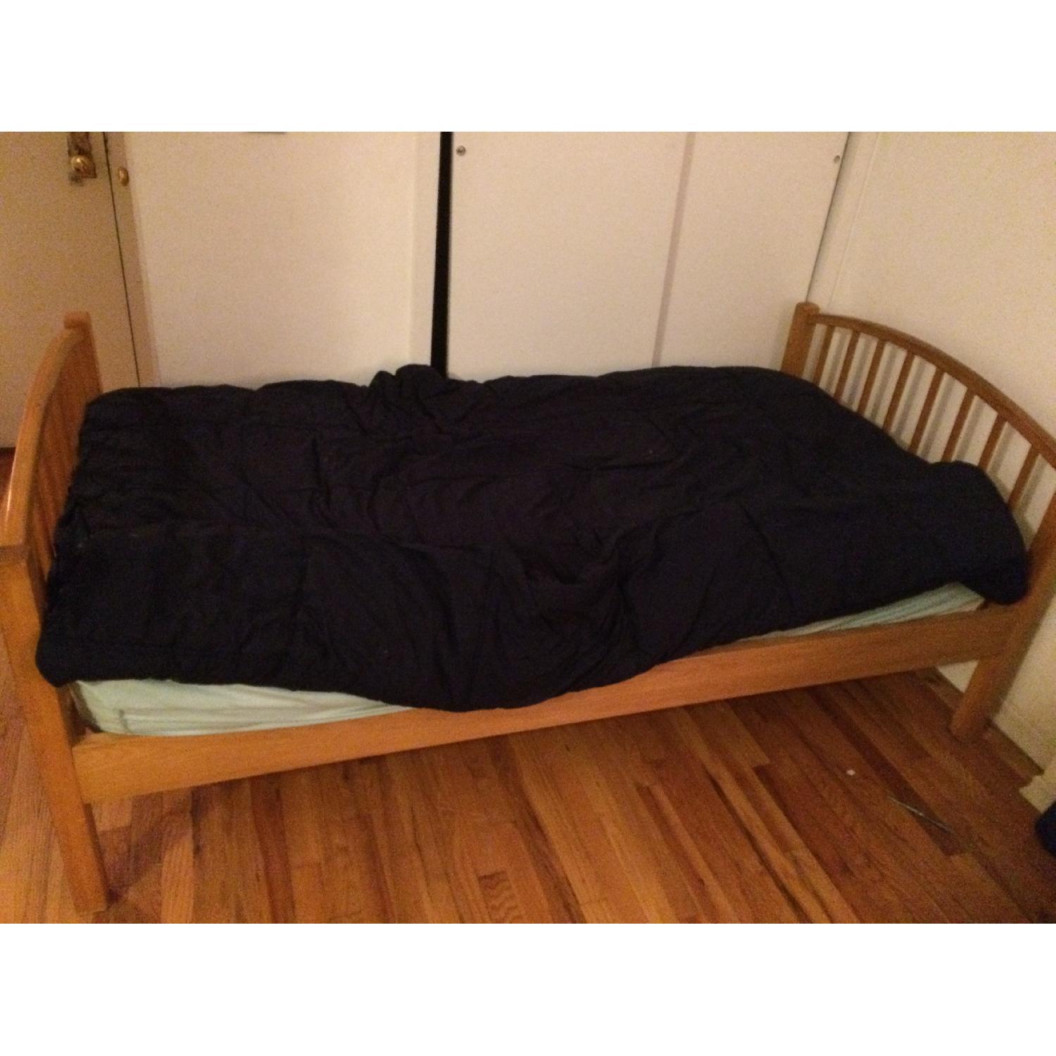 Wood Twin Size Bed Frame - image-2