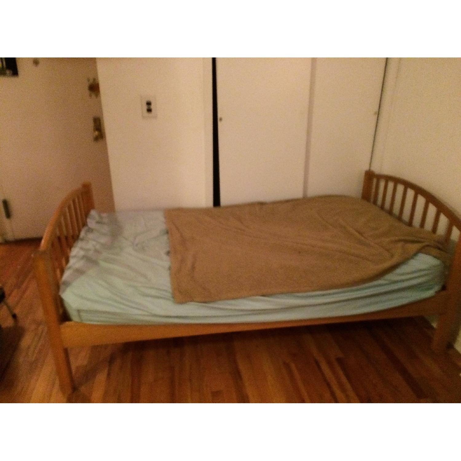 Wood Twin Size Bed Frame - image-5